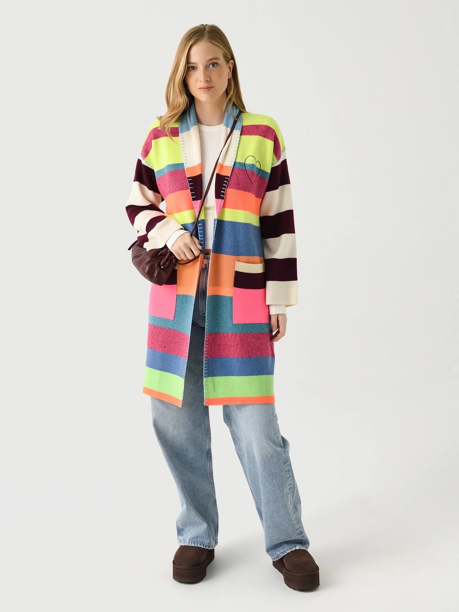 Kerri Rosenthal Women's Shawl Collar Duster - Image 2