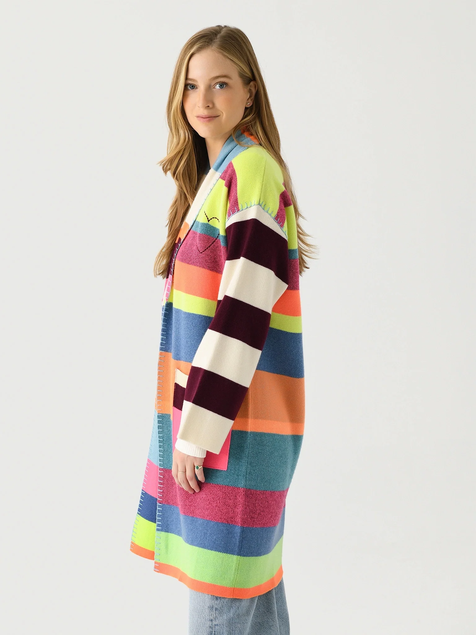 Kerri Rosenthal Women's Shawl Collar Duster - Image 3