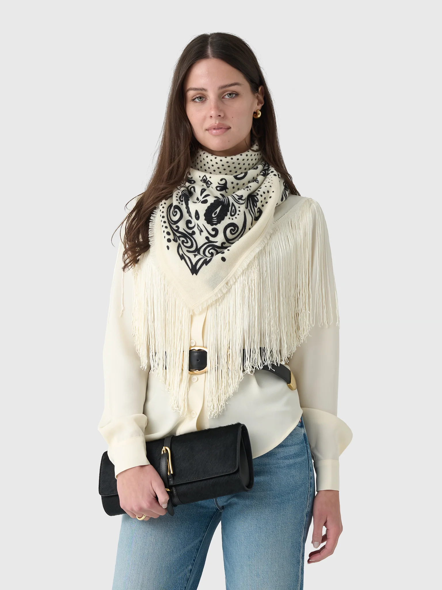 Kujten Women's Hachiko Dot Scarf - Image 4