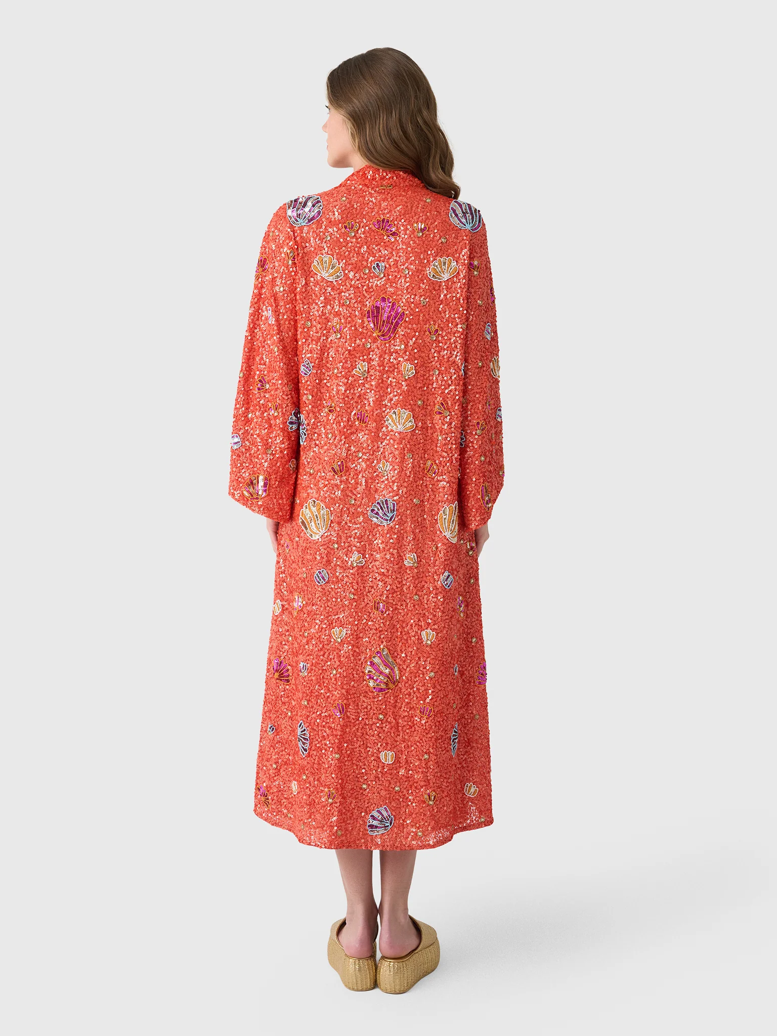 La Vie Women's Sequin Shell Maxi Caftan - Image 3