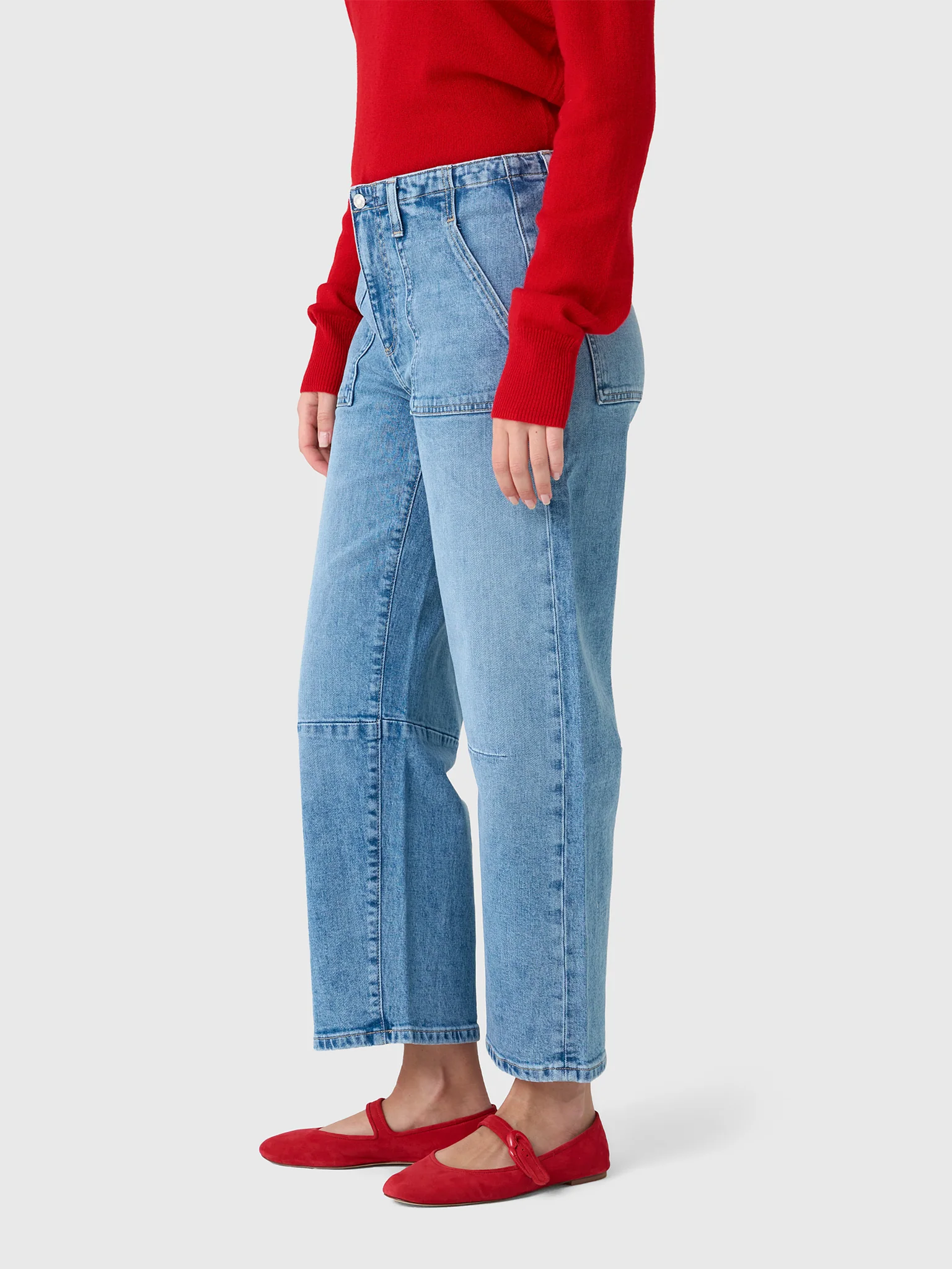 Le Jean Women's Utility Soft Barrel Jean - Image 3