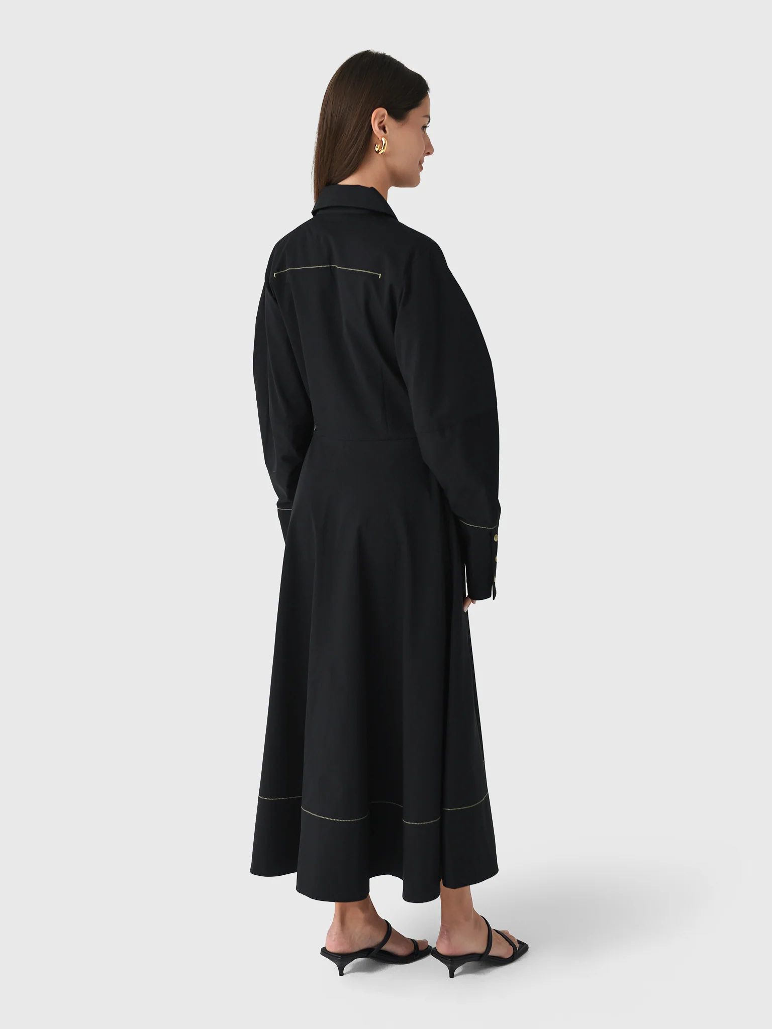 Lee Mathews Women's Spencer Long Sleeve Shirt Dress - Image 3