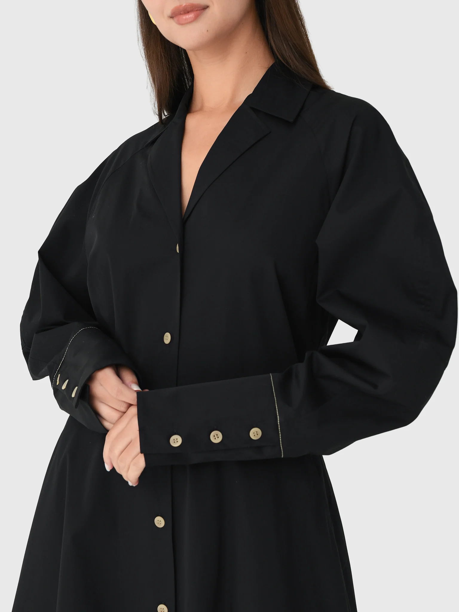 Lee Mathews Women's Spencer Long Sleeve Shirt Dress - Image 4
