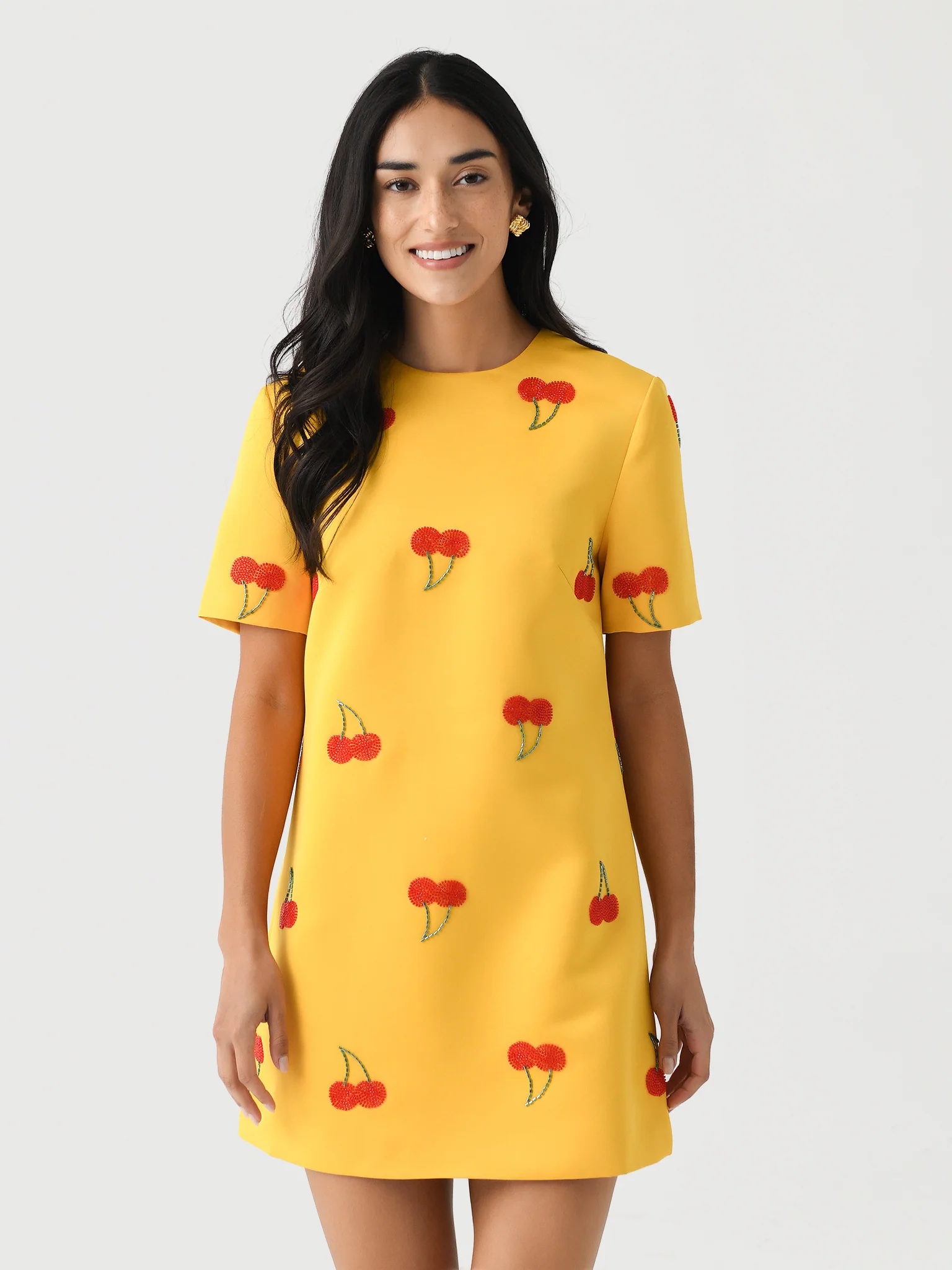 Leo Lin Women's Alexa Embellished T-Shirt Mini Dress