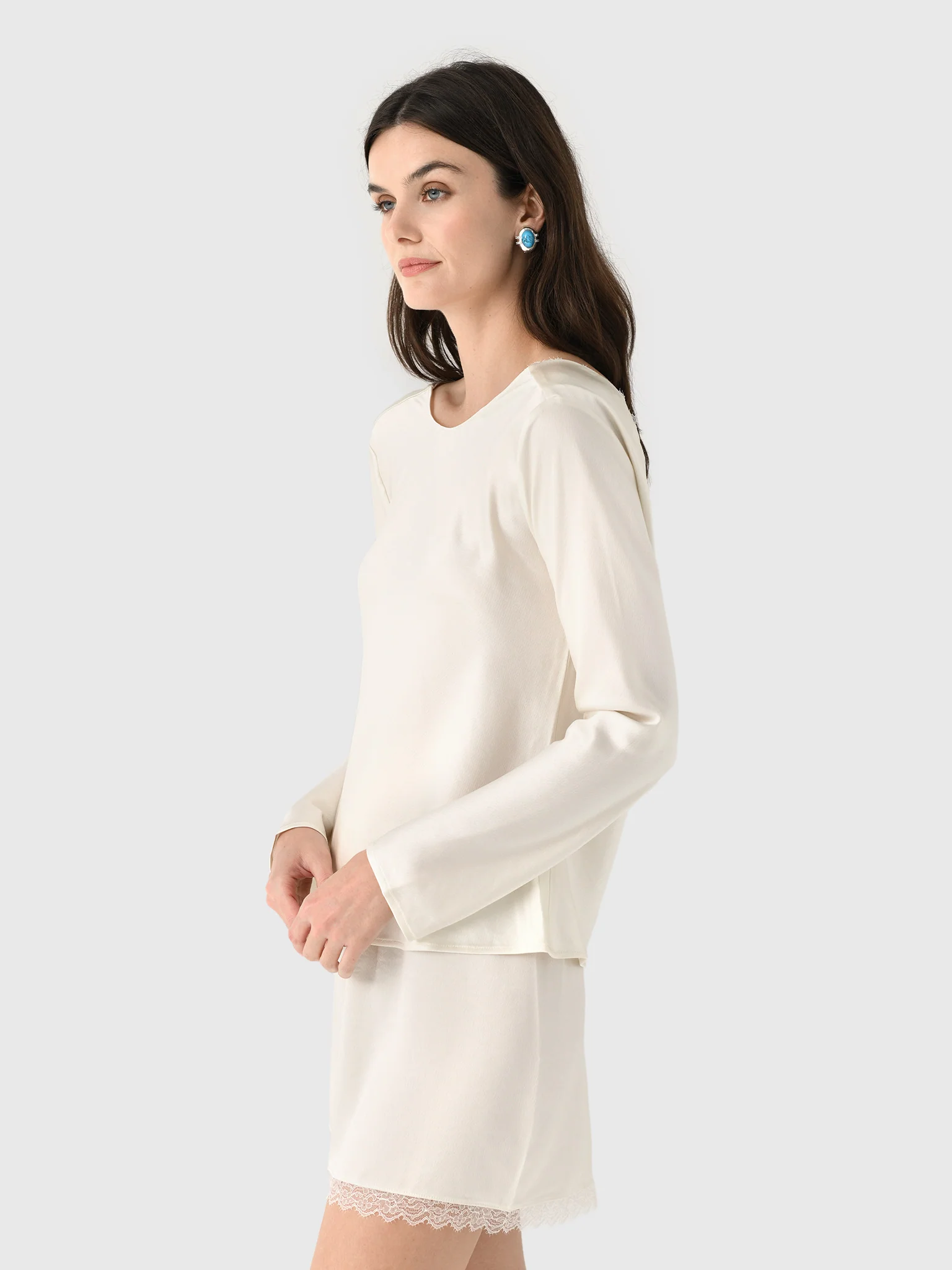 Leset Women's Barb Lace Low Back Top - Image 3