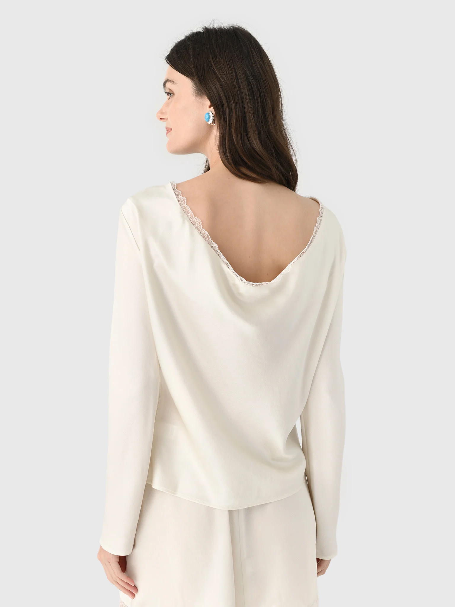 Leset Women's Barb Lace Low Back Top - Image 4