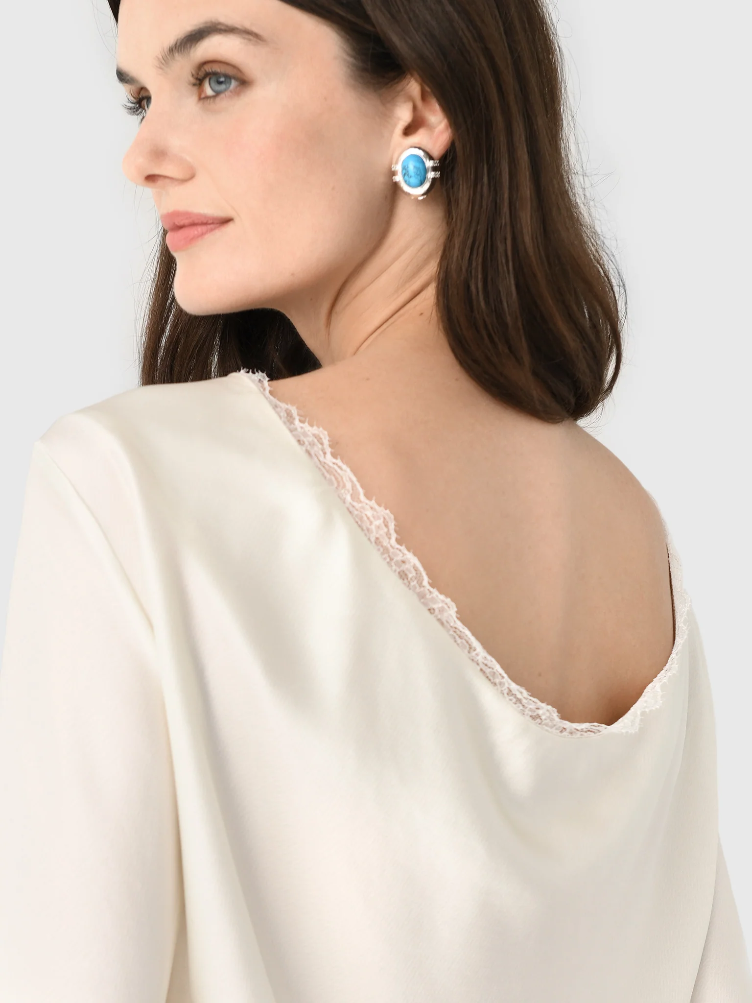 Leset Women's Barb Lace Low Back Top - Image 5
