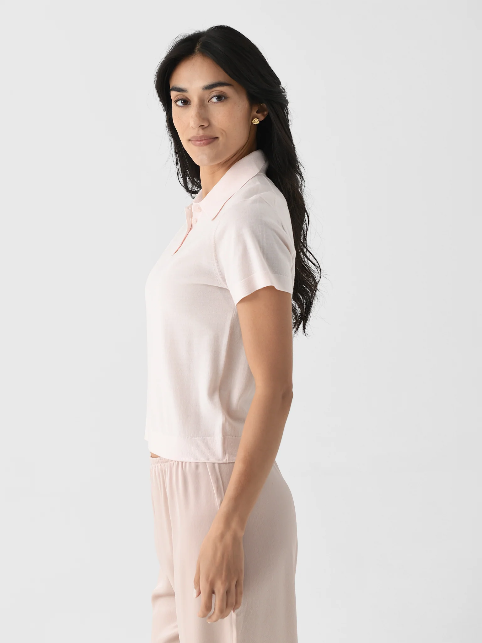 Leset Women's James Short Sleeve Polo - Image 3