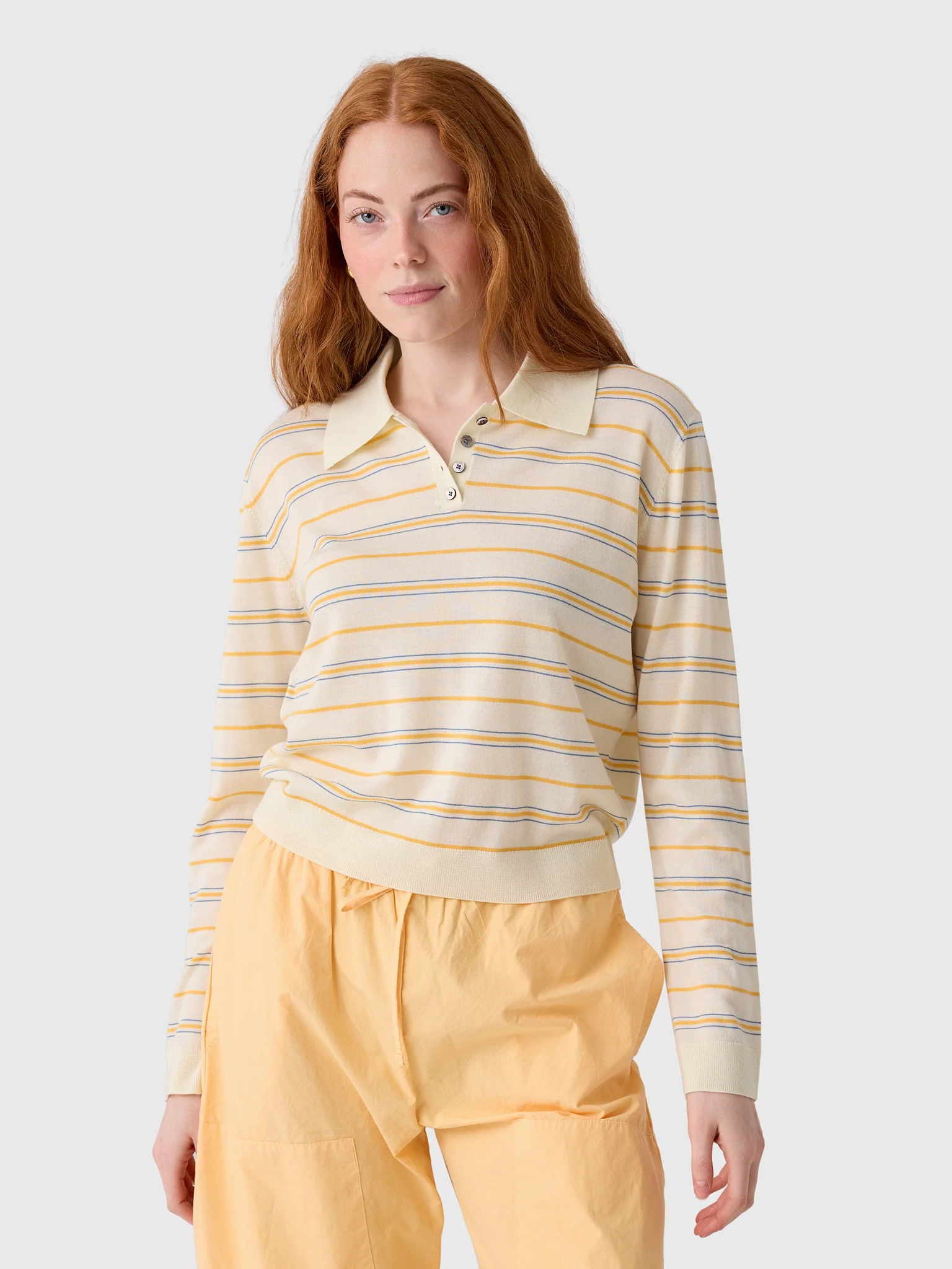 Leset Women's James Stripe Polo