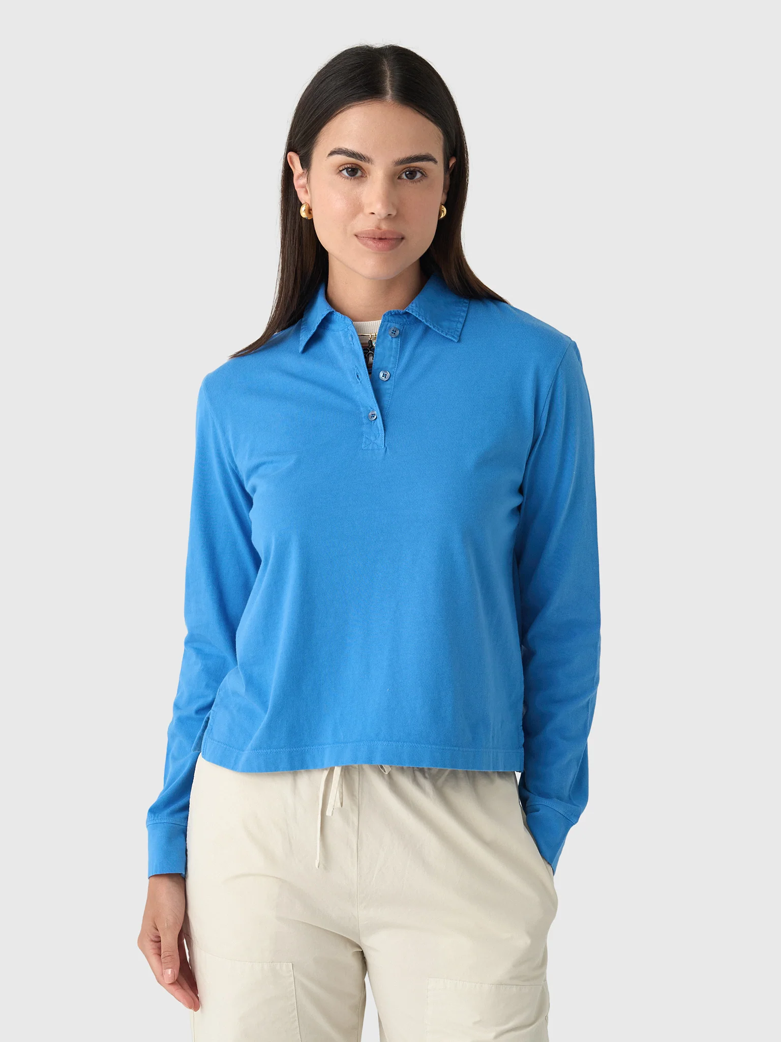 Leset Women's Margo Long Sleeve Polo