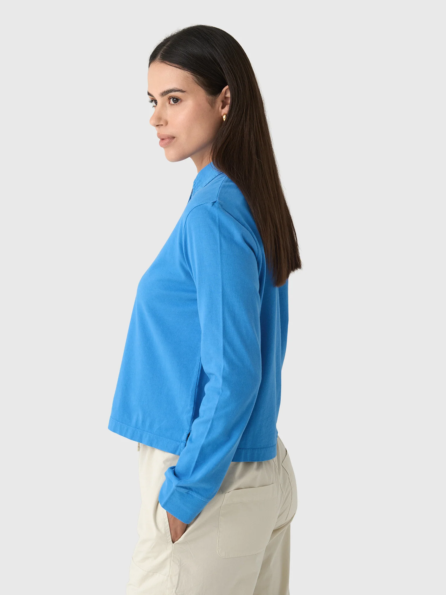 Leset Women's Margo Long Sleeve Polo - Image 3