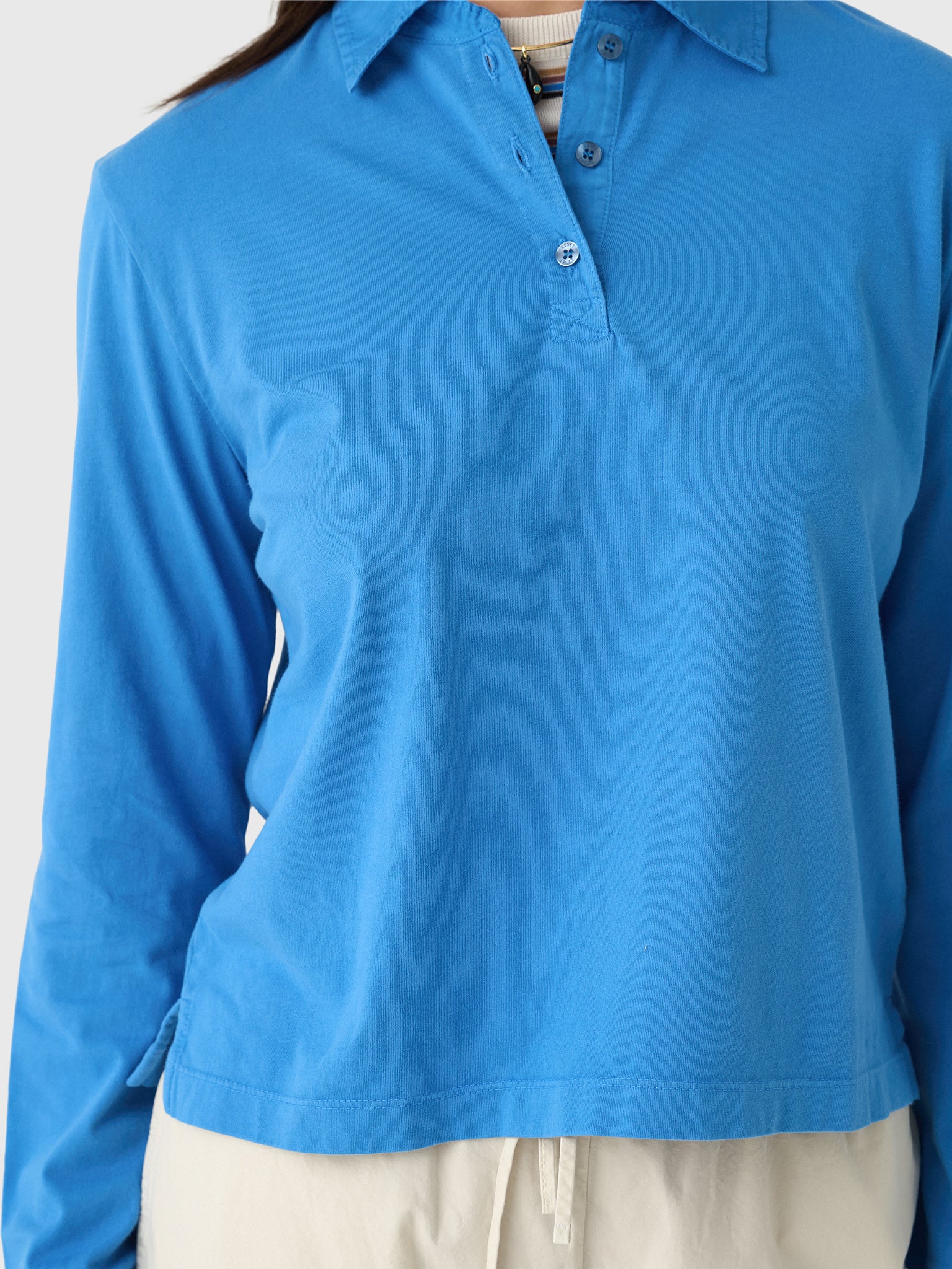 Leset Women's Margo Long Sleeve Polo - Image 5