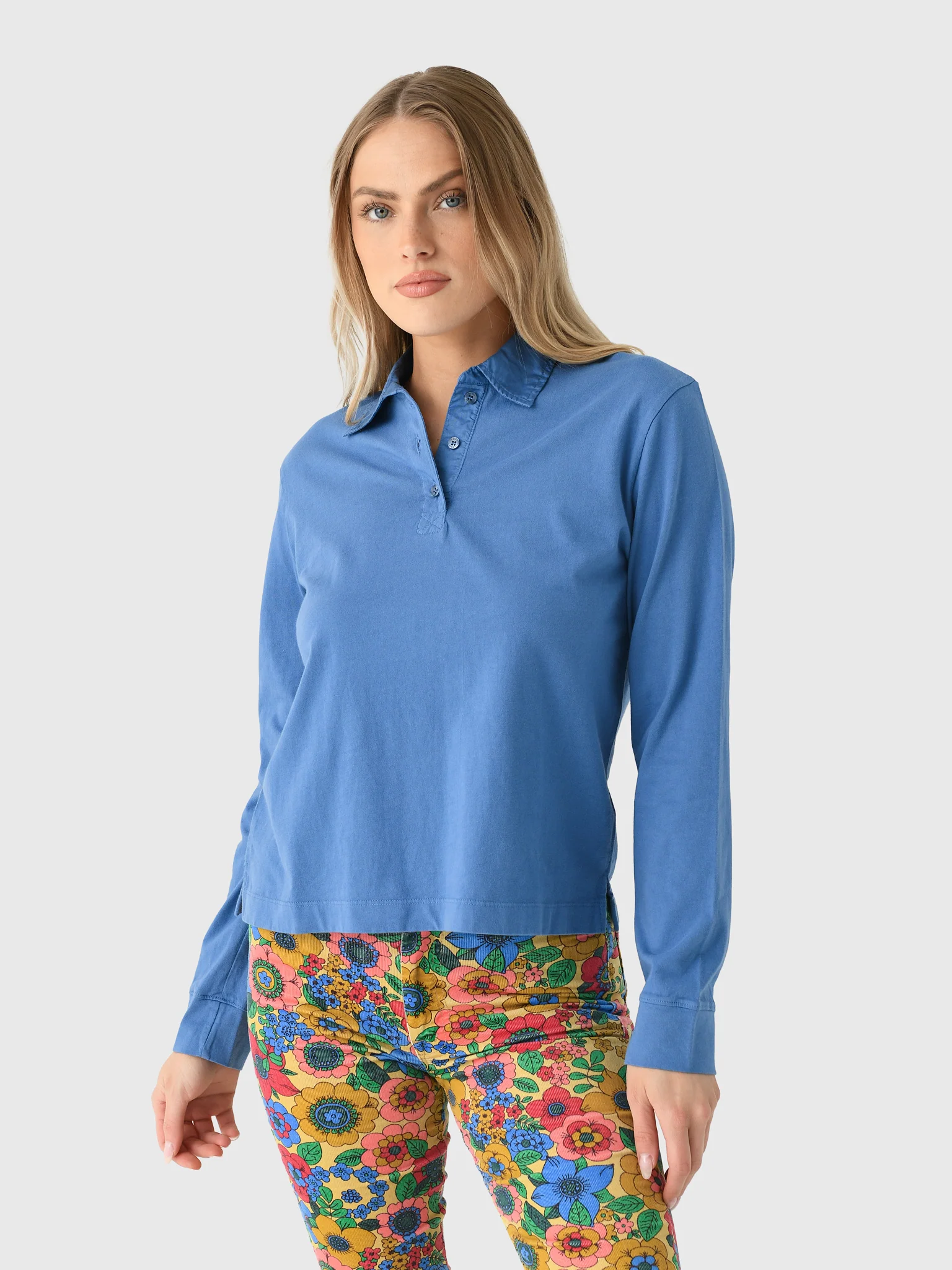 Leset Women's Margo Long Sleeve Polo - Image 6