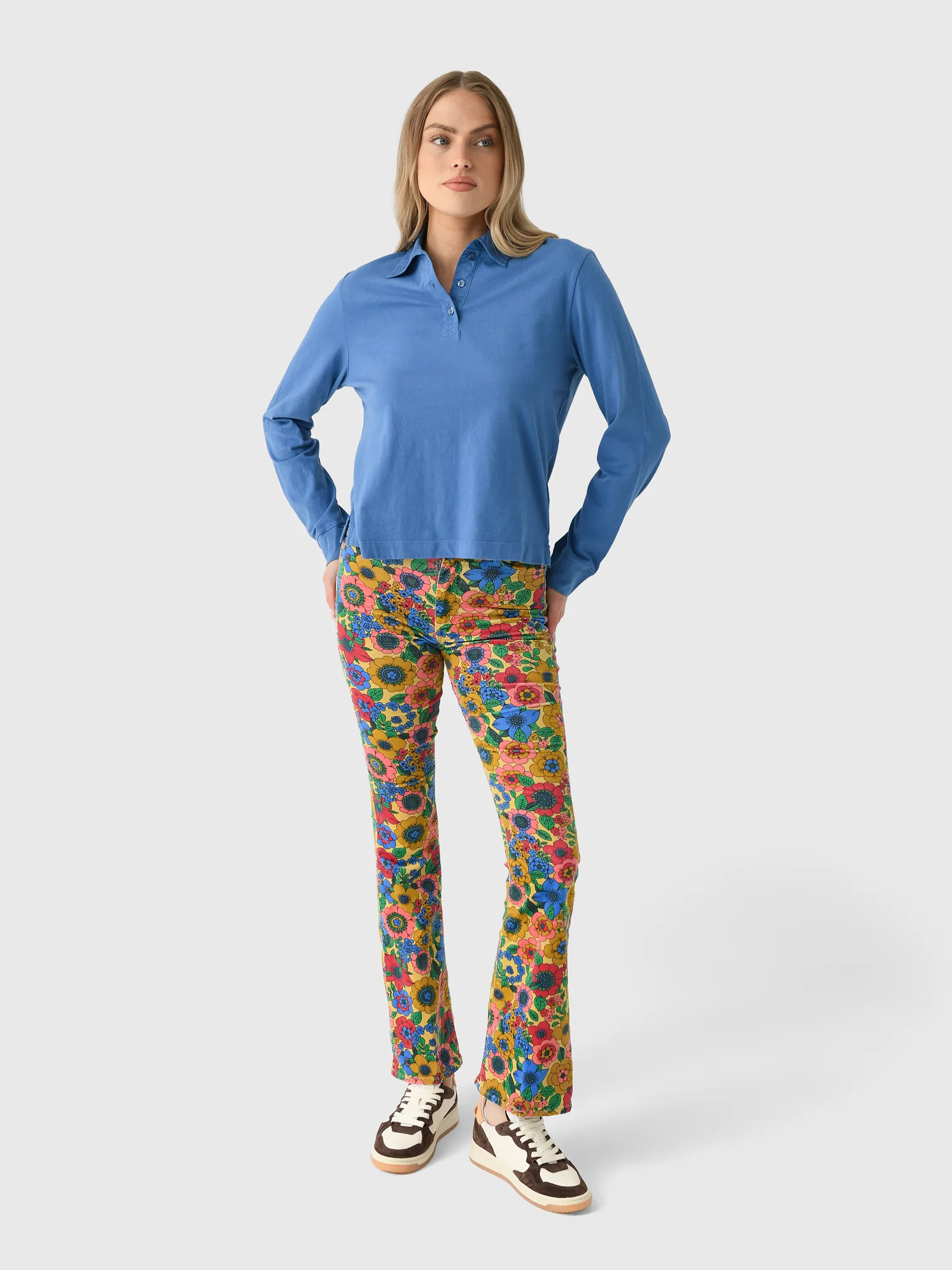 Leset Women's Margo Long Sleeve Polo - Image 7