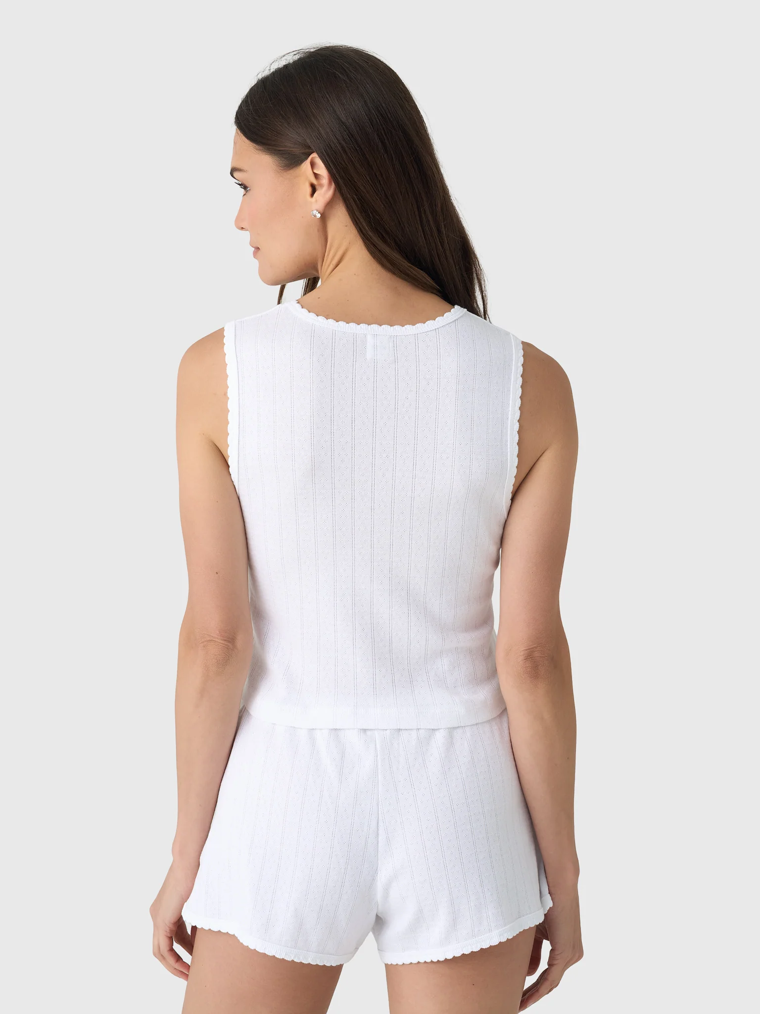 Leset Women's Pointelle Sleeveless Crew - Image 21