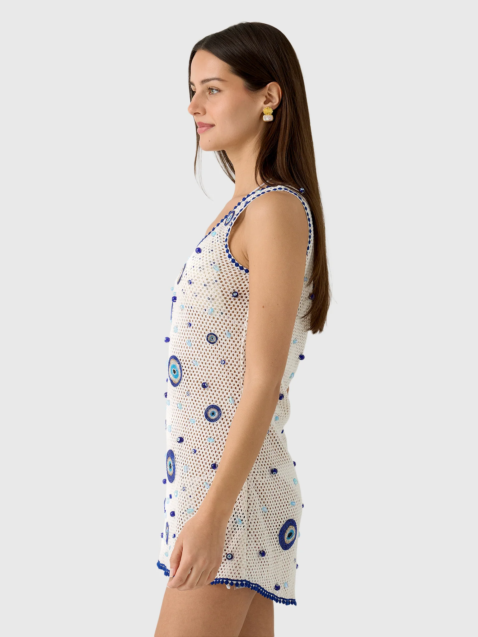 Leslie Amon Women's Treasure Evil Eye Mini Dress - Image 3