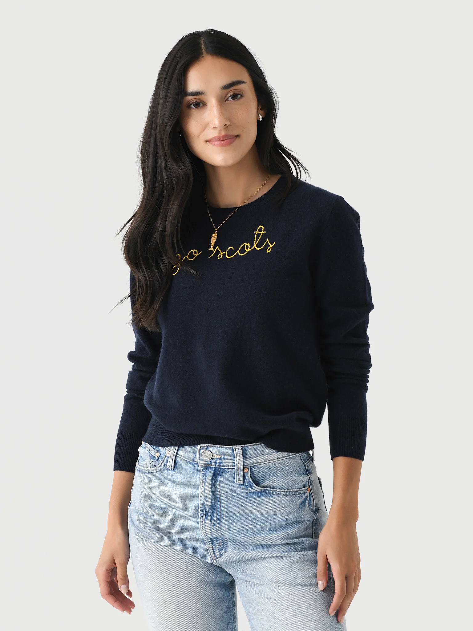 Lingua Franca Women's Go Scots Crewneck Sweater