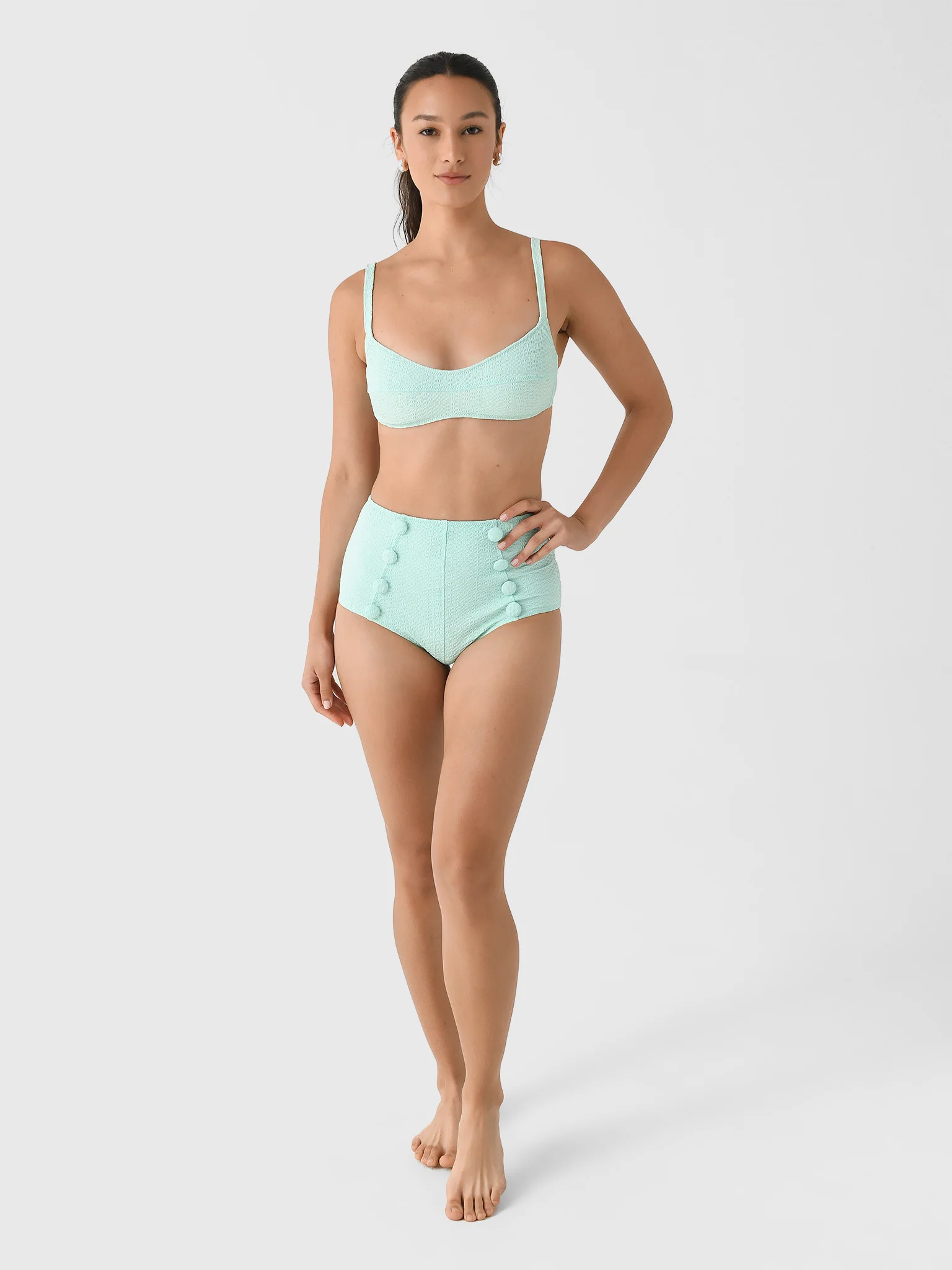 Lisa Marie Fernandez Women's Balconette High Waisted Bikini Set - Image 2