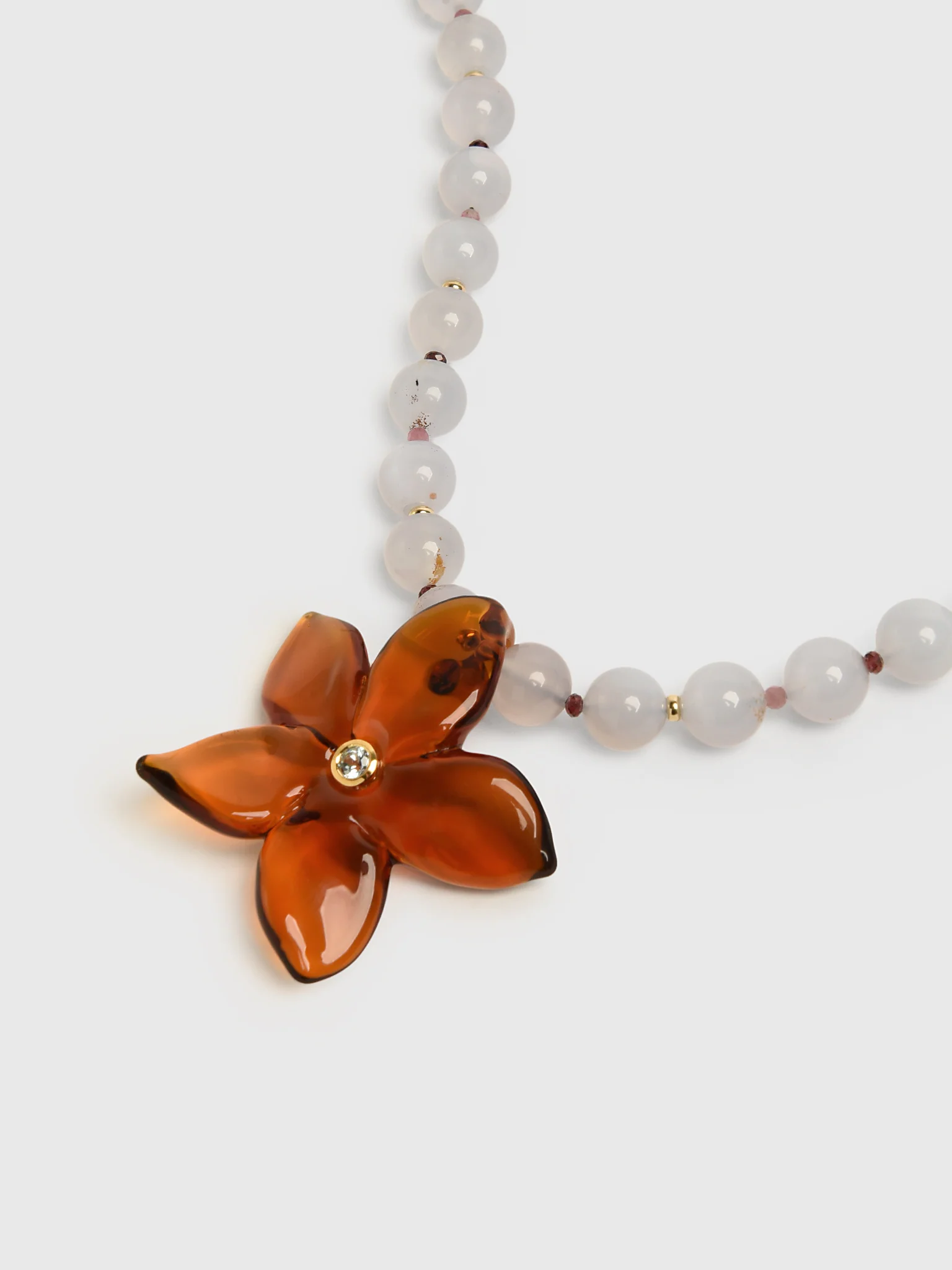 Lizzie Fortunato Vinca Flower Necklace - Image 2