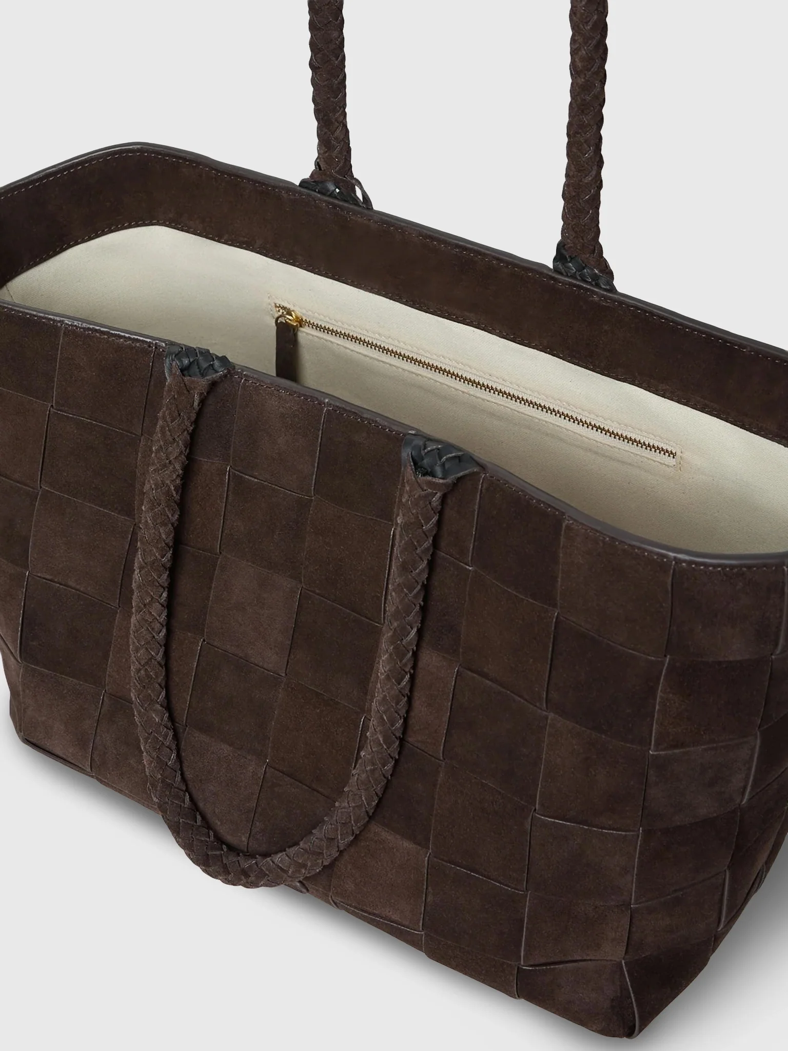 Loeffler Randall Klara Woven Suede Tote - Image 3
