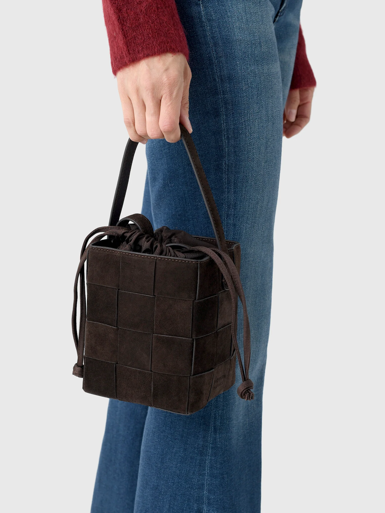 Loeffler Randall Laith Suede Bucket Bag - Image 2