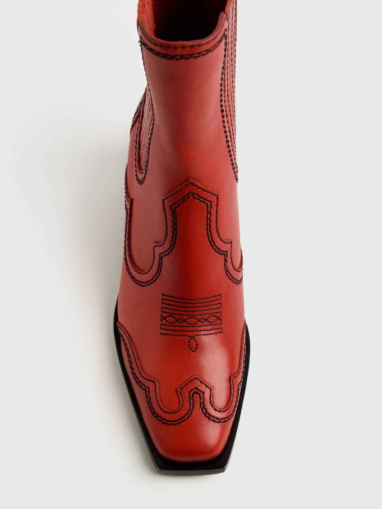 Loeffler Randall Women's Agnes Leather Western Boot - Image 2