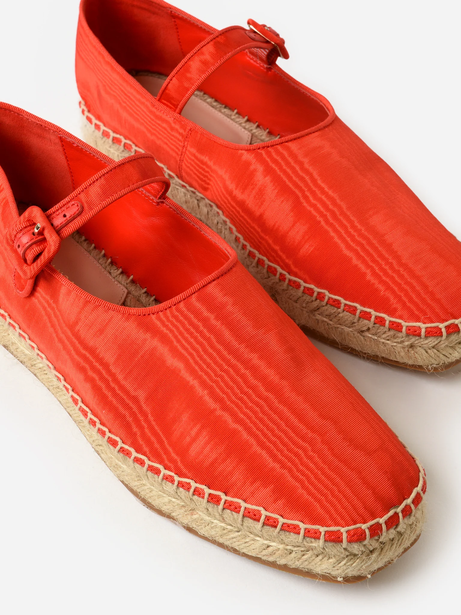 Loeffler Randall Women's Clover Moiré Espadrille Flat - Image 4