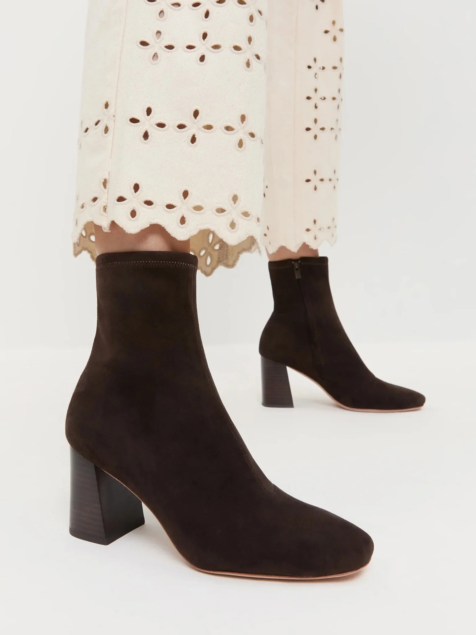Loeffler Randall Women's Elise Suede Stretch Bootie