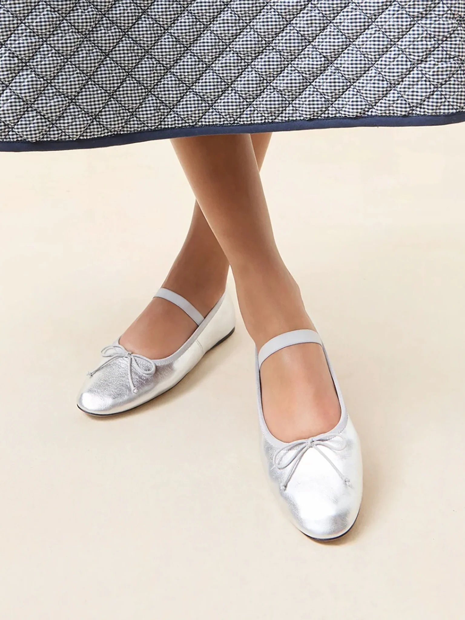 Loeffler Randall Women's Leonie Leather Ballet Flat - Image 2