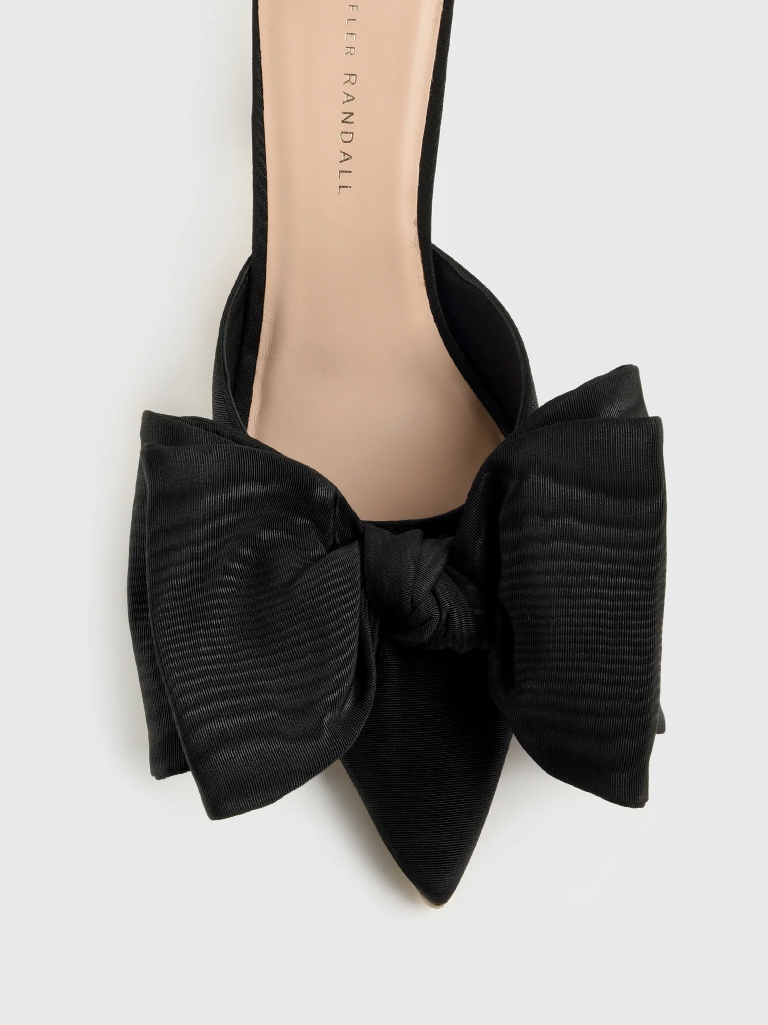 Loeffler Randall Women's Margot Moiré Bow Mule - Image 3