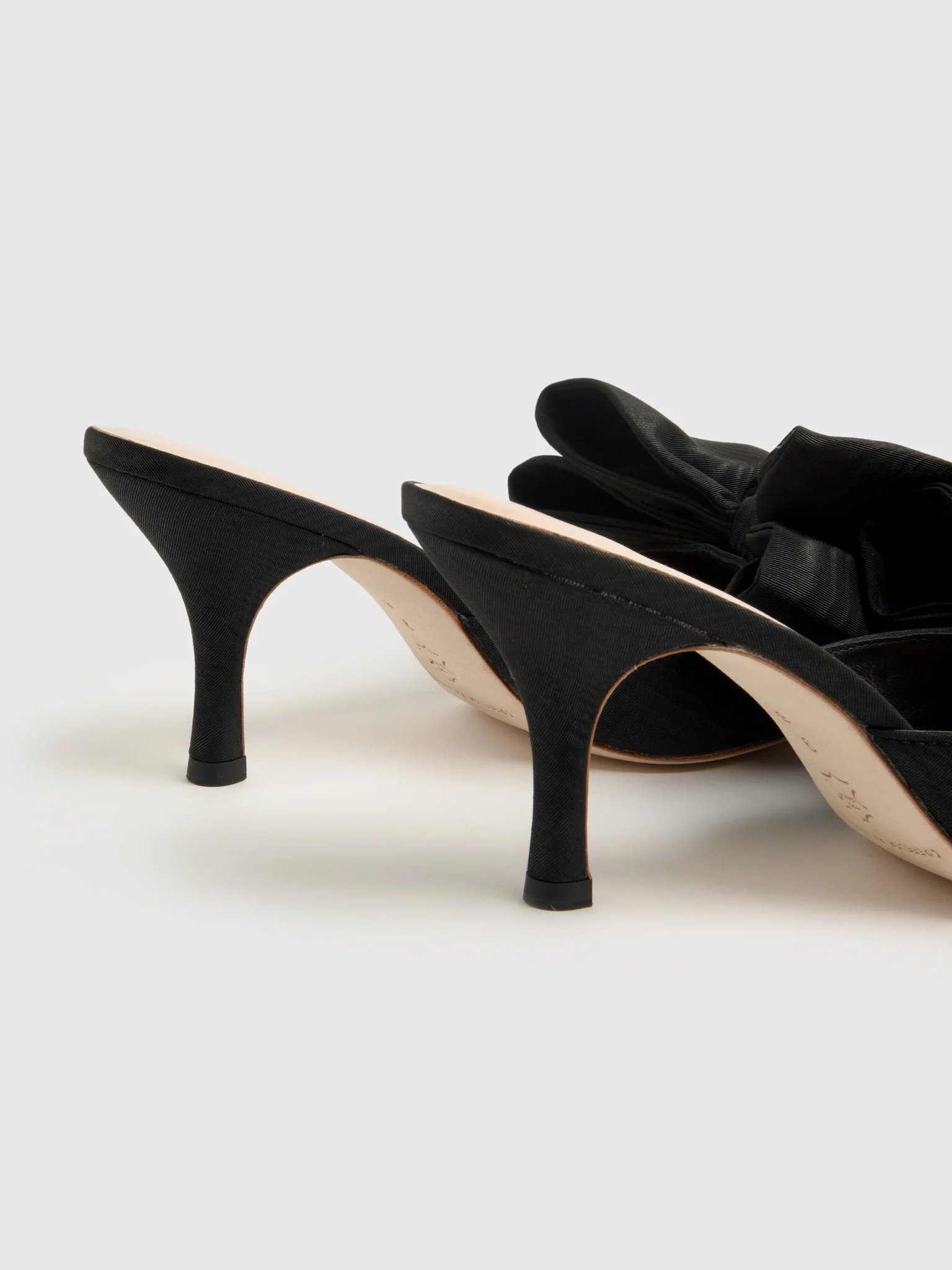 Loeffler Randall Women's Margot Moiré Bow Mule - Image 4