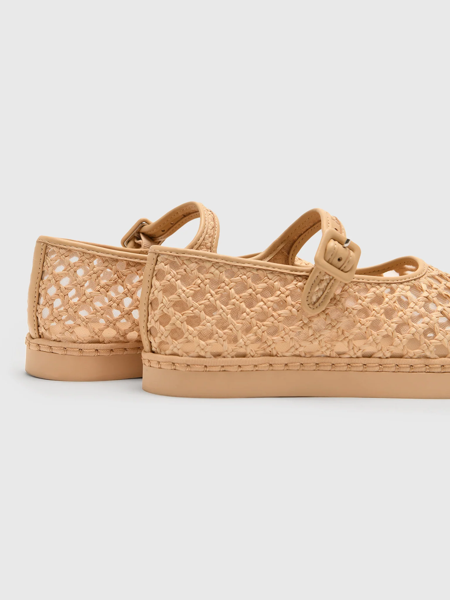Loeffler Randall Women's Rita Netted Mary Jane Flat - Image 3