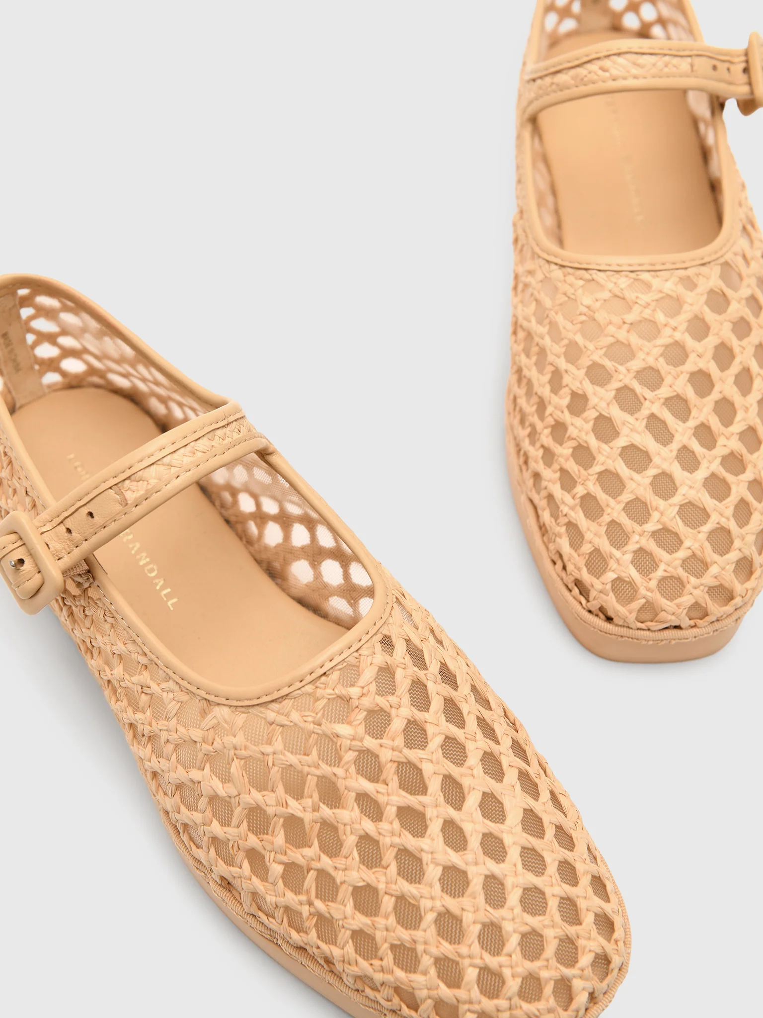 Loeffler Randall Women's Rita Netted Mary Jane Flat - Image 4