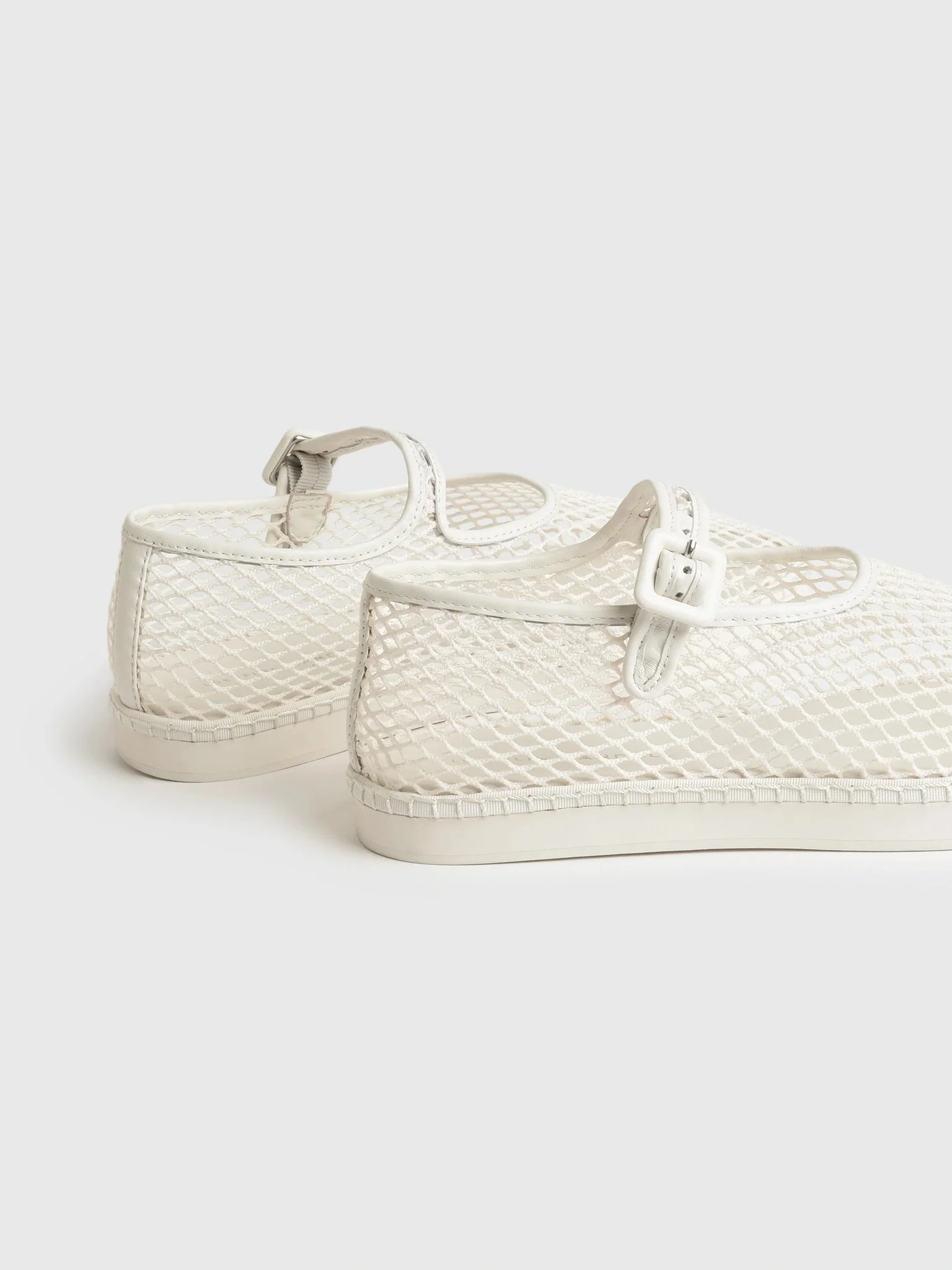 Loeffler Randall Women's Rita Netted Mary Jane Flat - Image 5