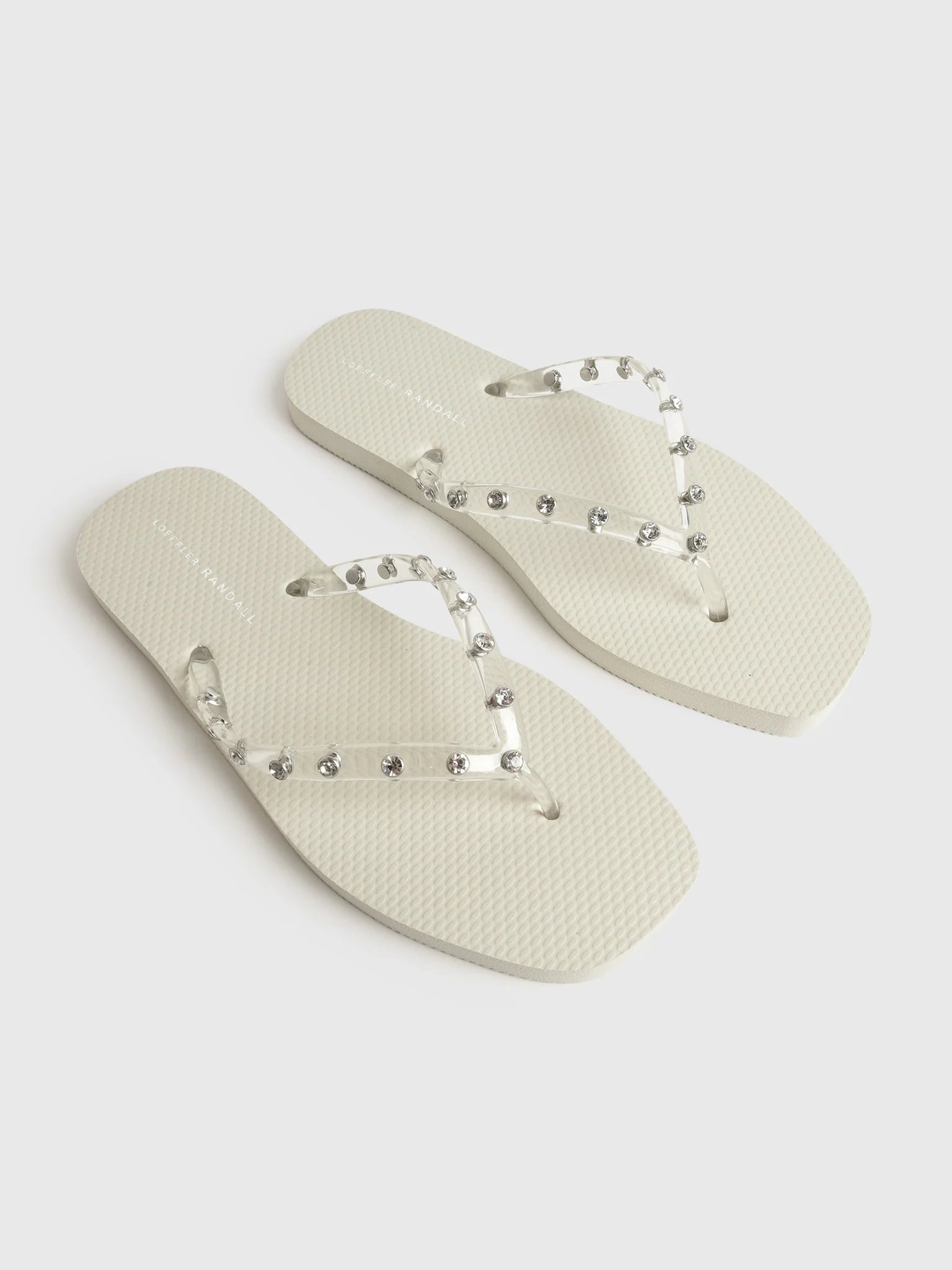Loeffler Randall Women's Taryn Crystal Jelly Flip Flop