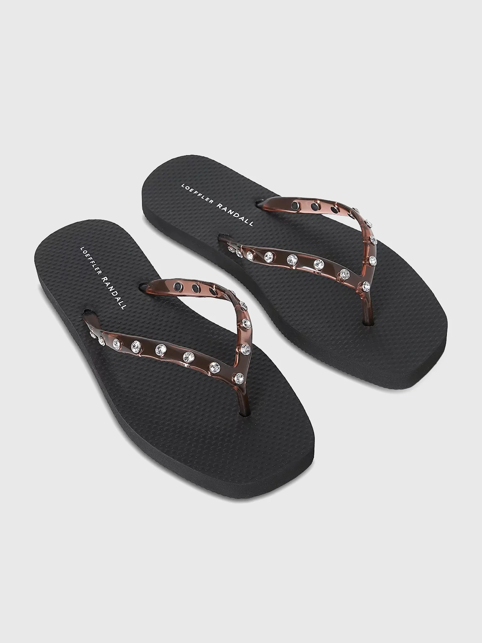 Loeffler Randall Women's Taryn Crystal Jelly Flip Flop - Image 8