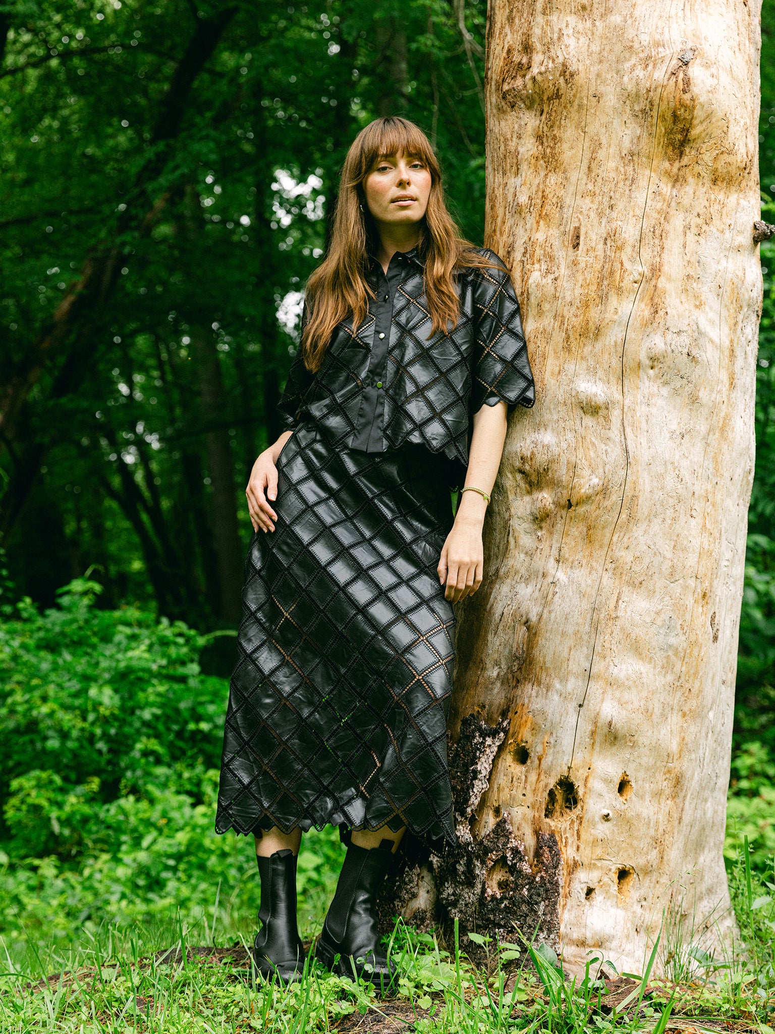 Lovebirds Women's Lozenge Skirt - Image 2