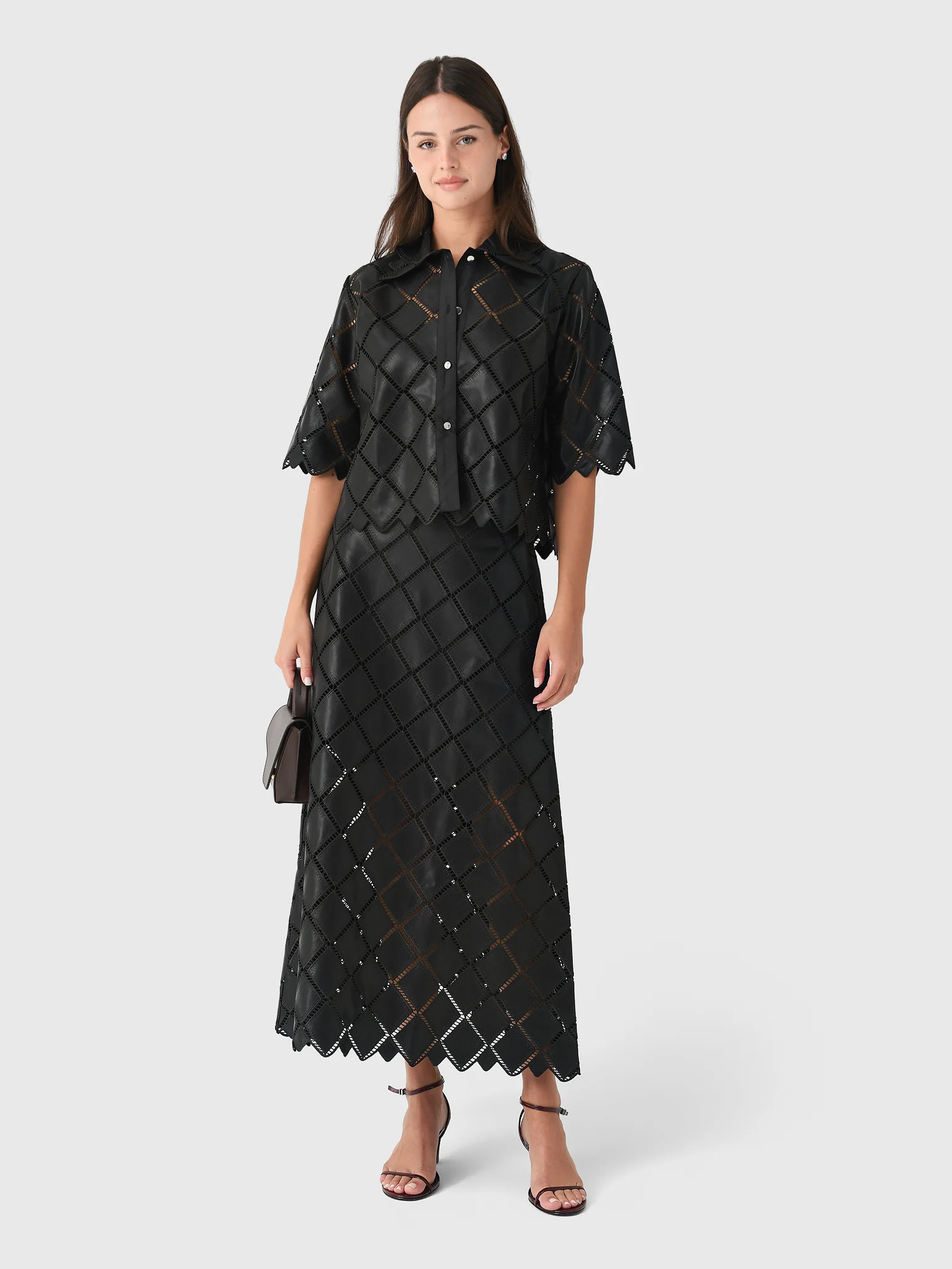 Lovebirds Women's Lozenge Skirt - Image 3