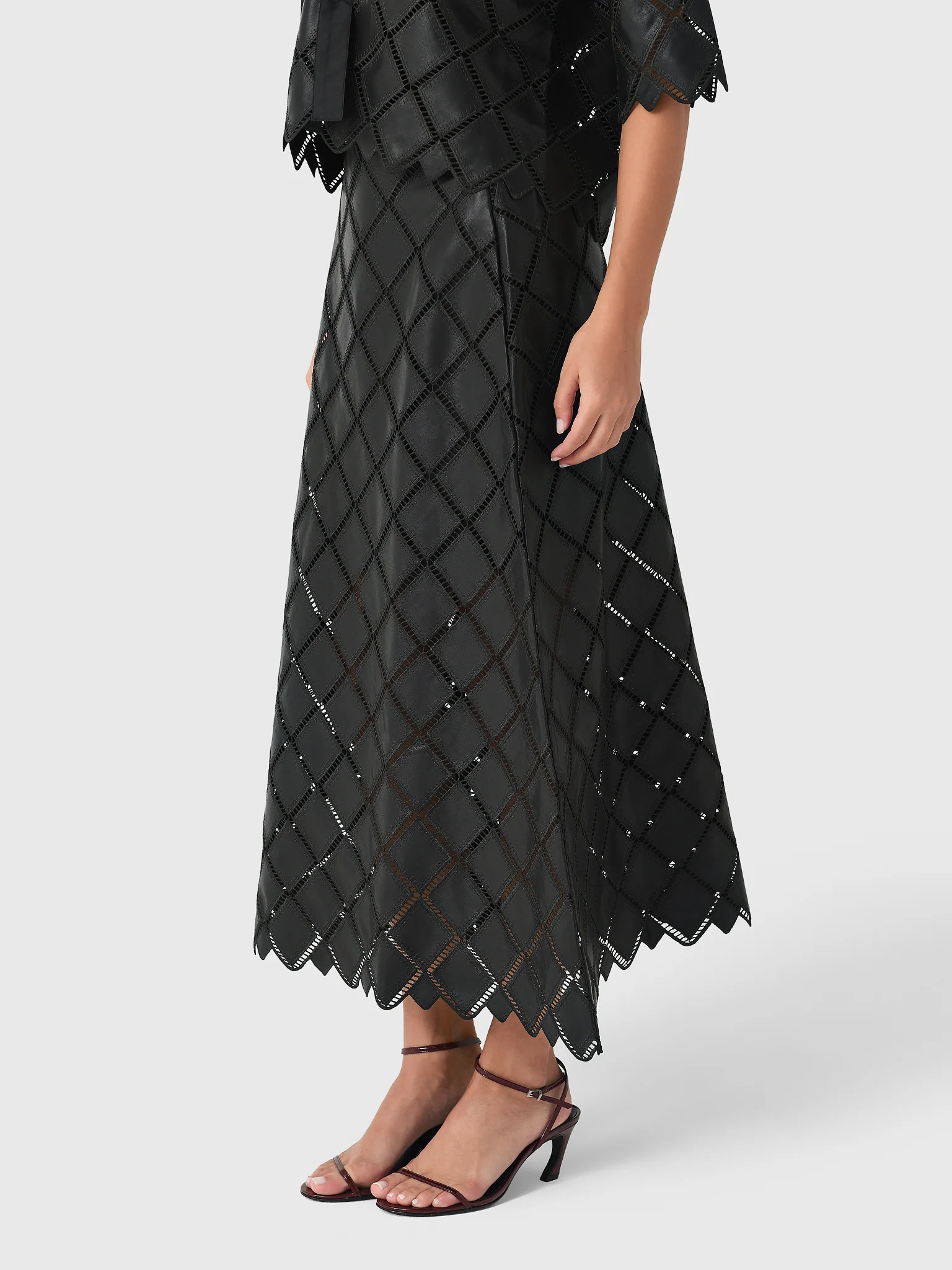 Lovebirds Women's Lozenge Skirt - Image 4