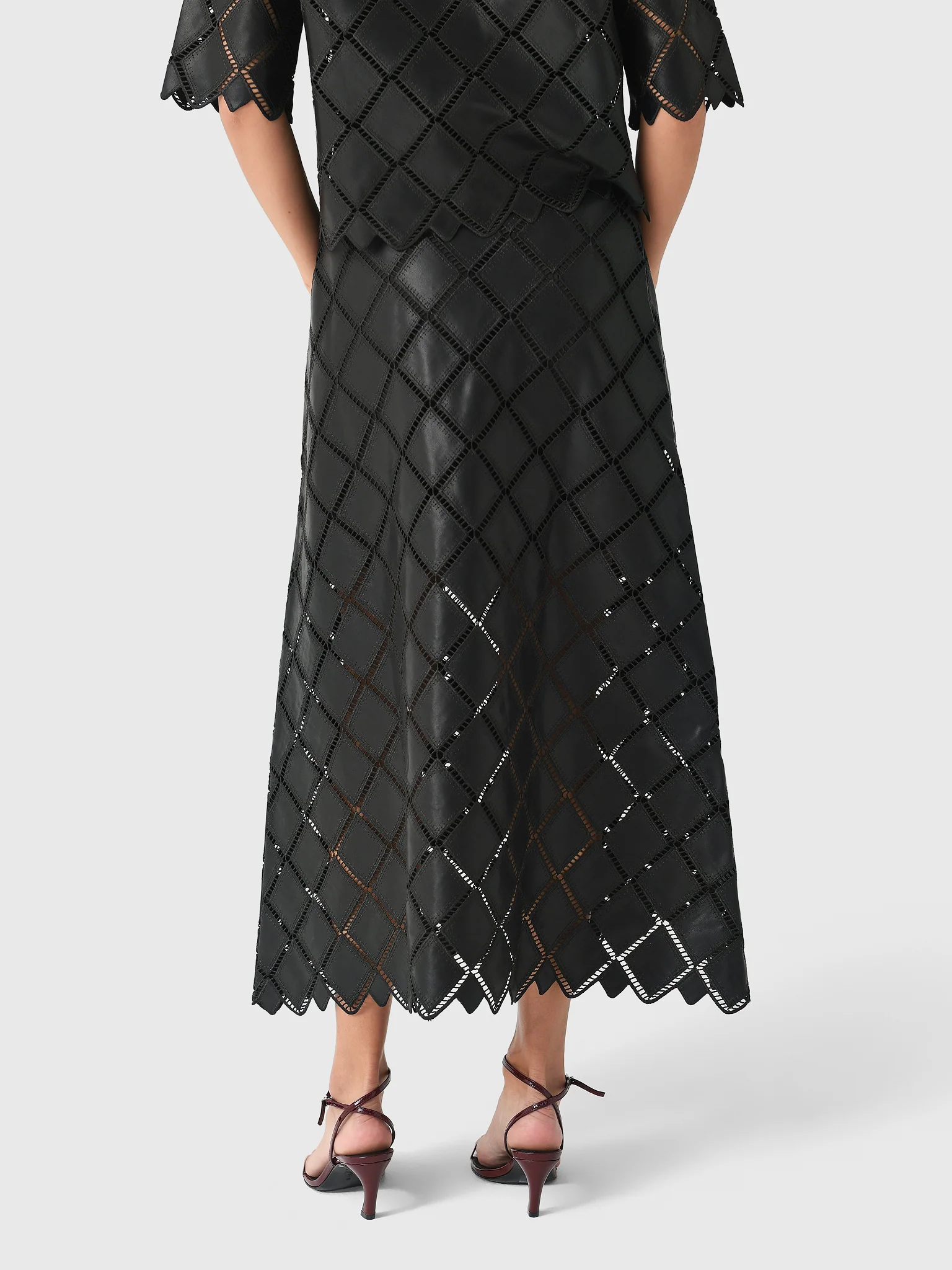 Lovebirds Women's Lozenge Skirt - Image 5