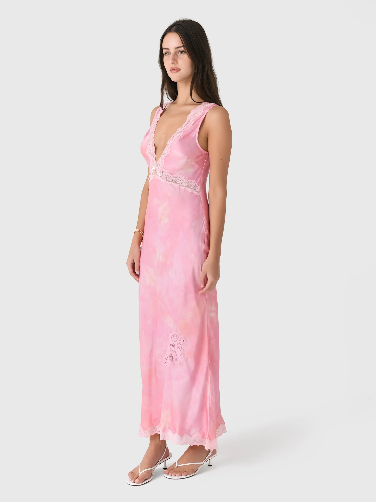 LoveShackFancy Women's Bier Silk-Blend Midi Dress - Image 2