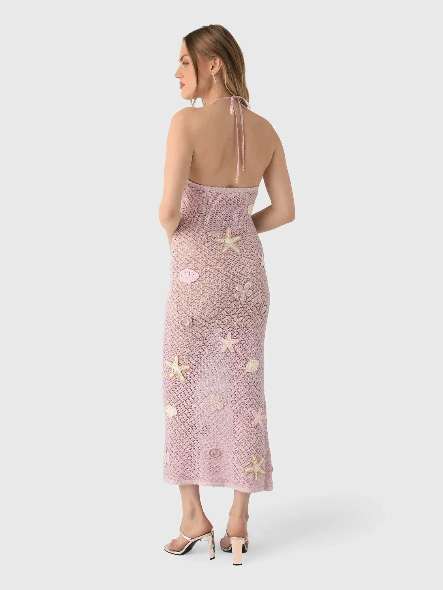 LoveShackFancy Women's Macie Beaded Crochet Maxi Dress - Image 3