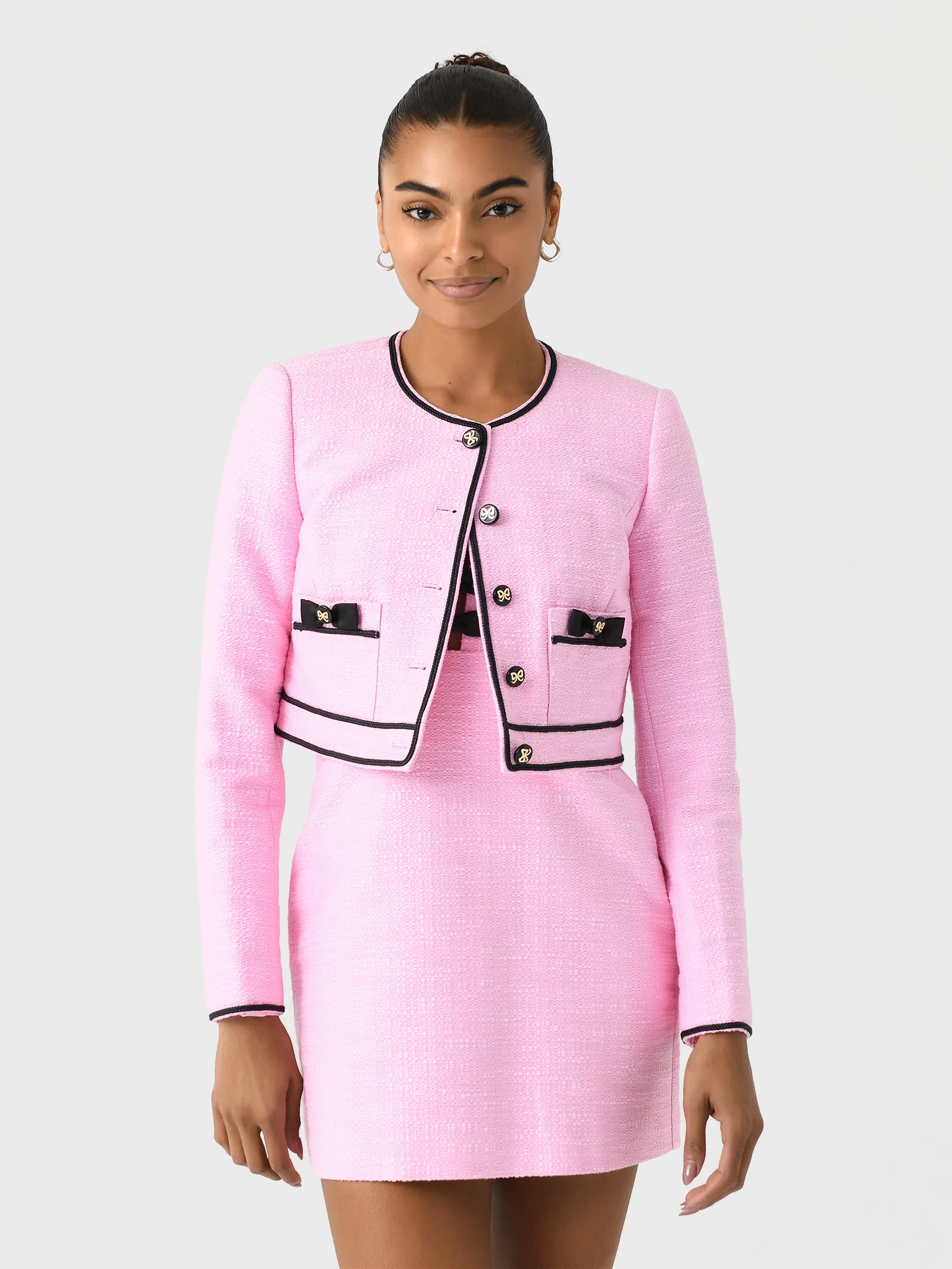 LoveShackFancy Women's Talika Tweed Jacket