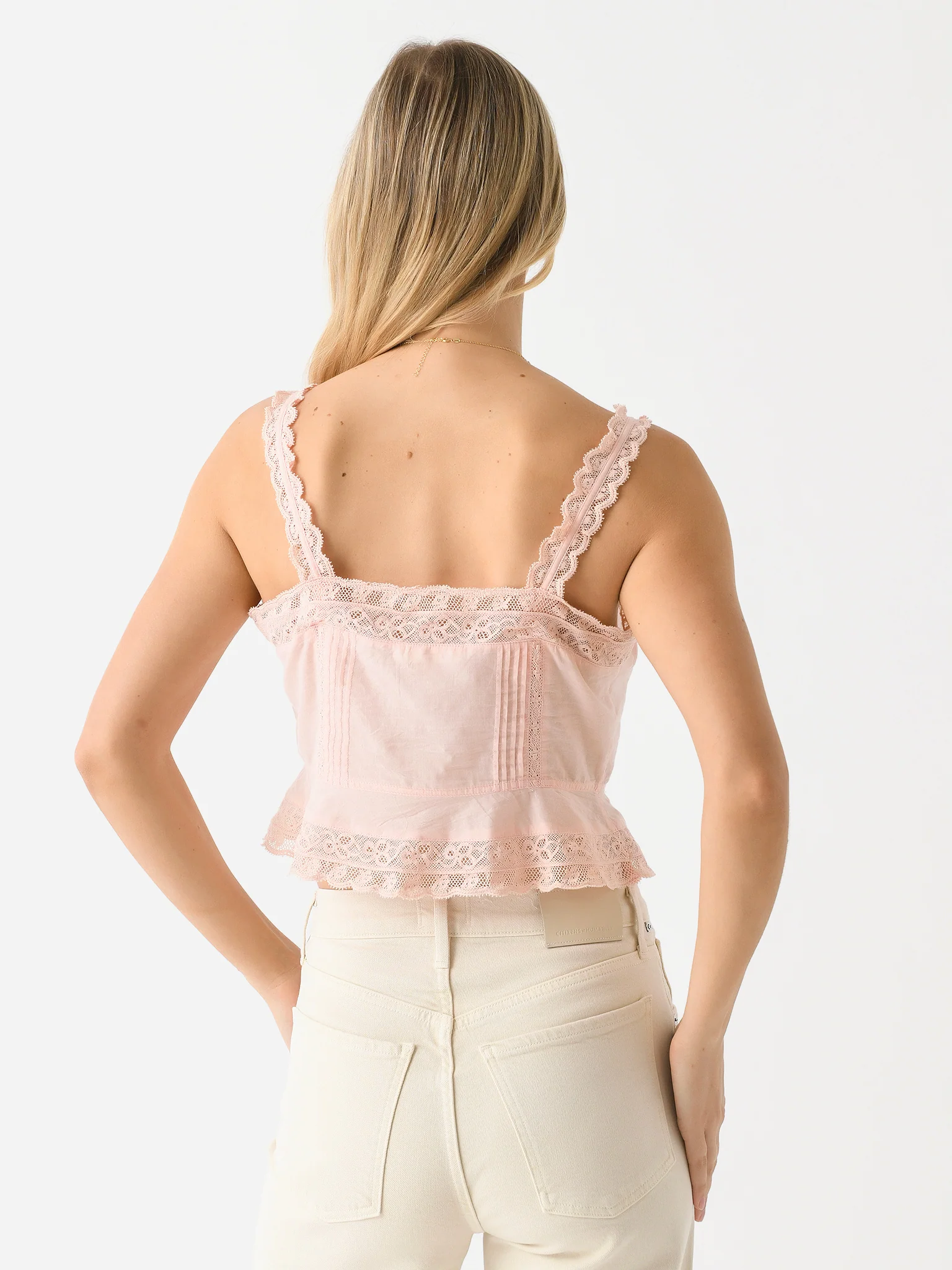 LoveShackFancy Women's Vietta Cotton Tank Top - Image 4