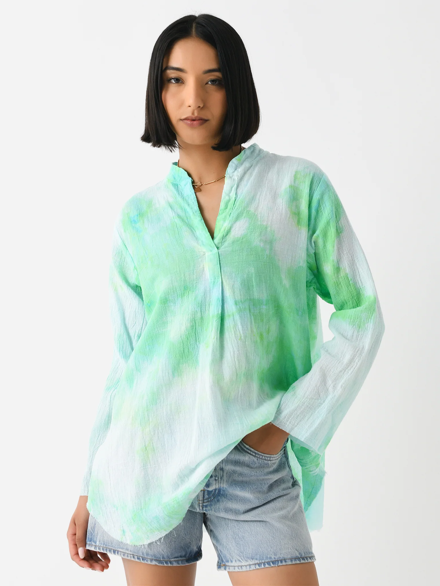LoveTanJane Women's Gauze Tunic
