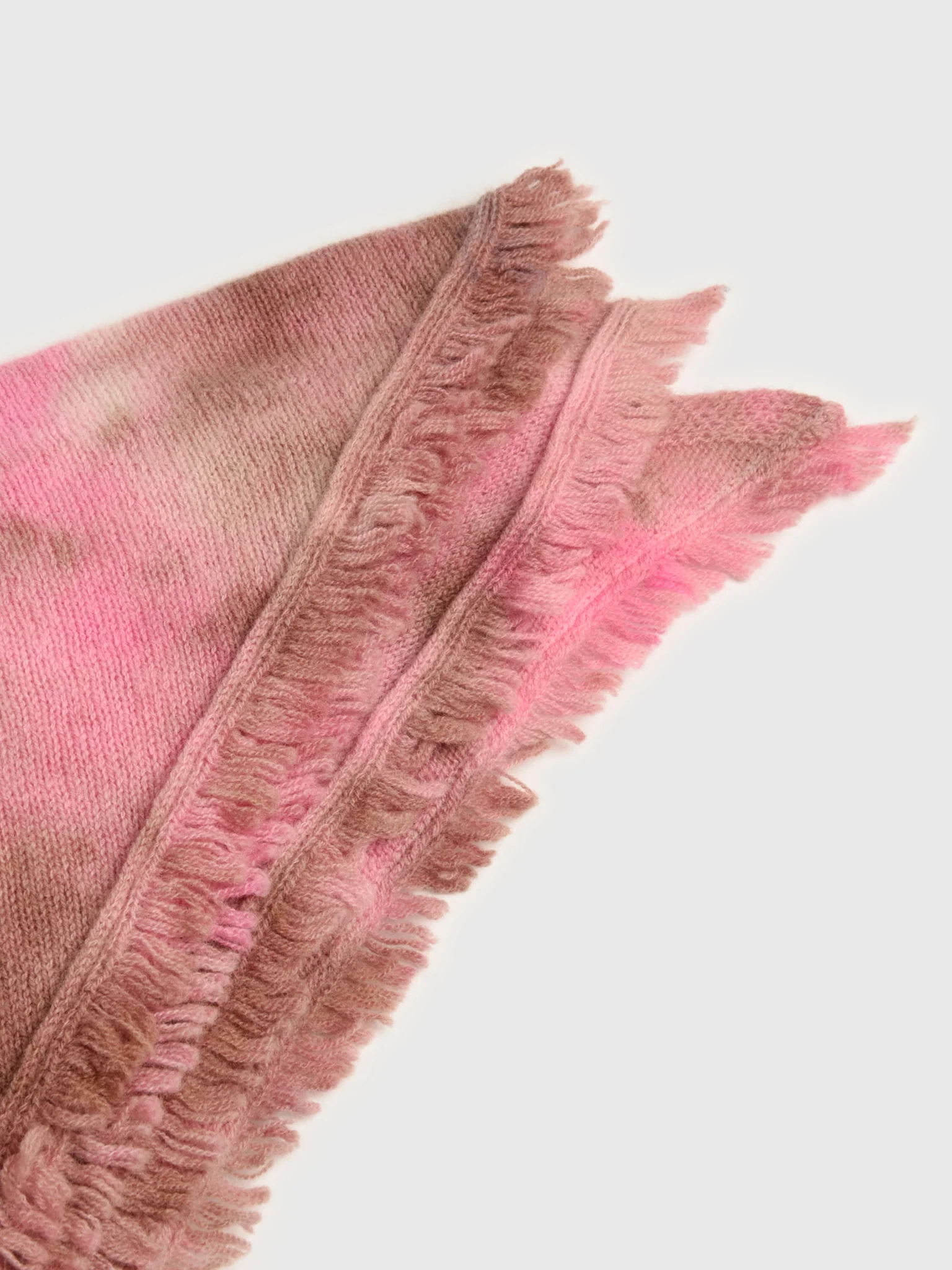 LoveTanJane Women's Rosalie Wool Fringe Triangle Scarf - Image 3