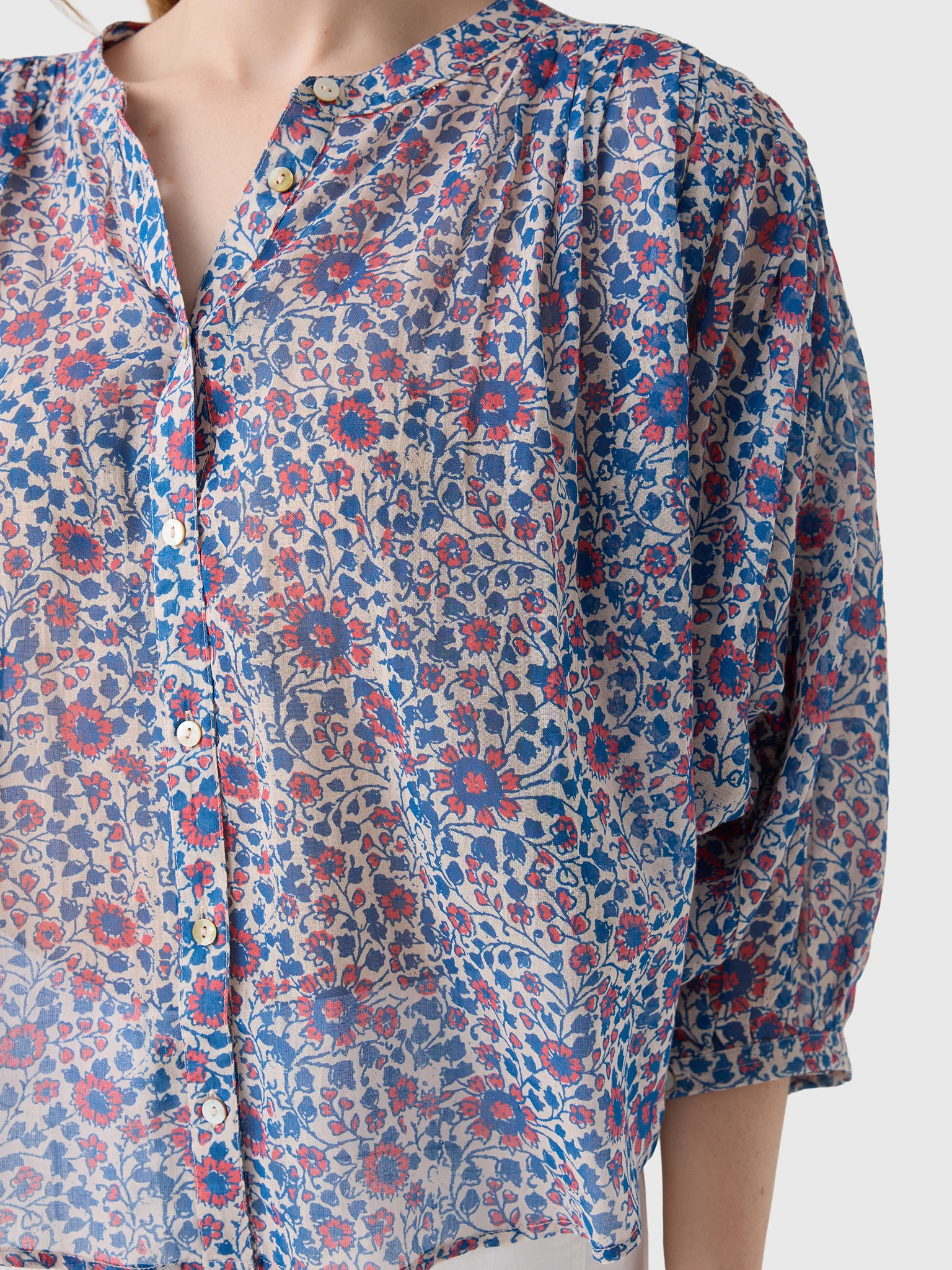 M.A.B.E Women's Della Print Top - Image 5