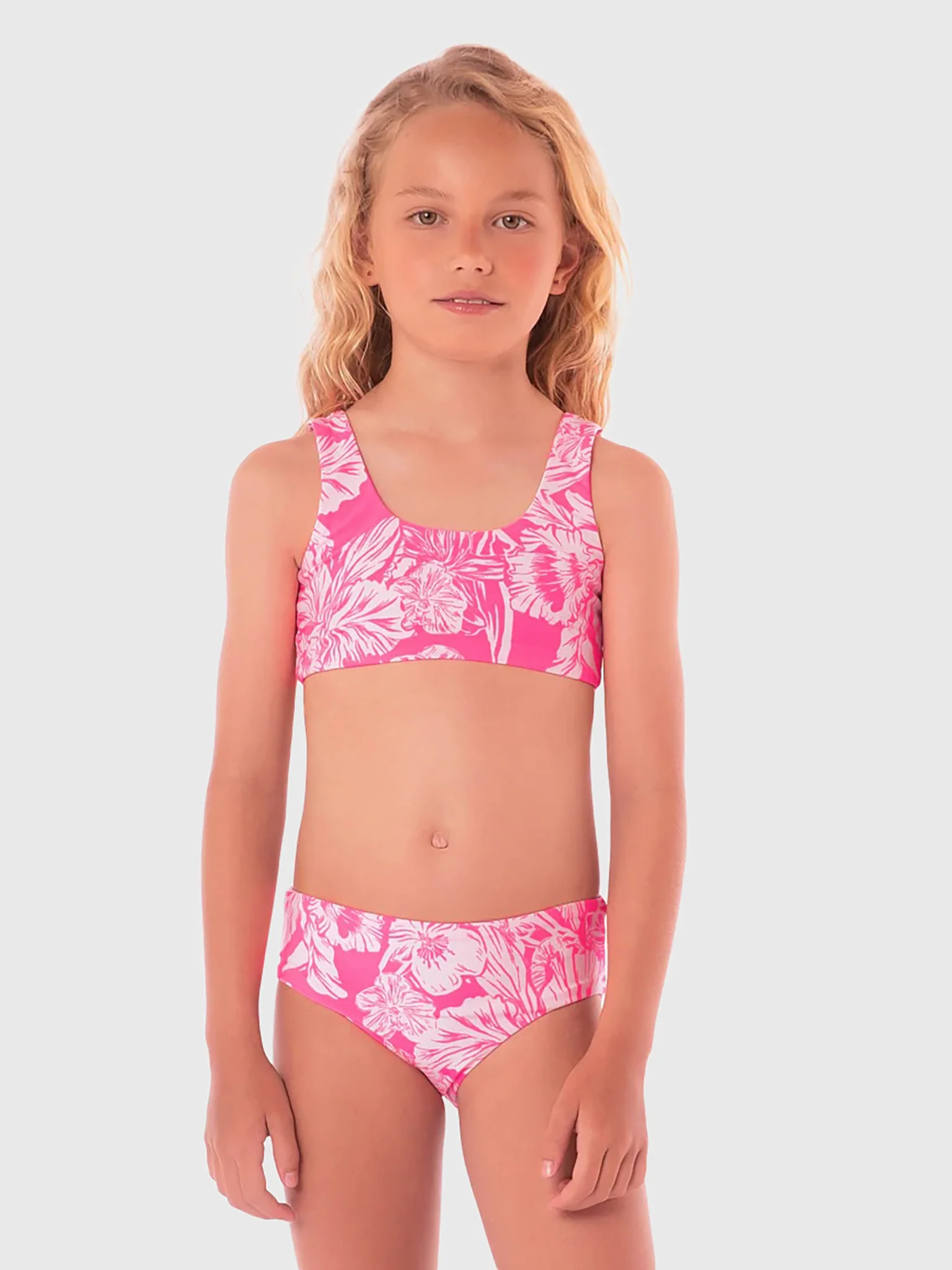 Maaji Girls' Pink Blossom Hoya Bikini Set - Image 3