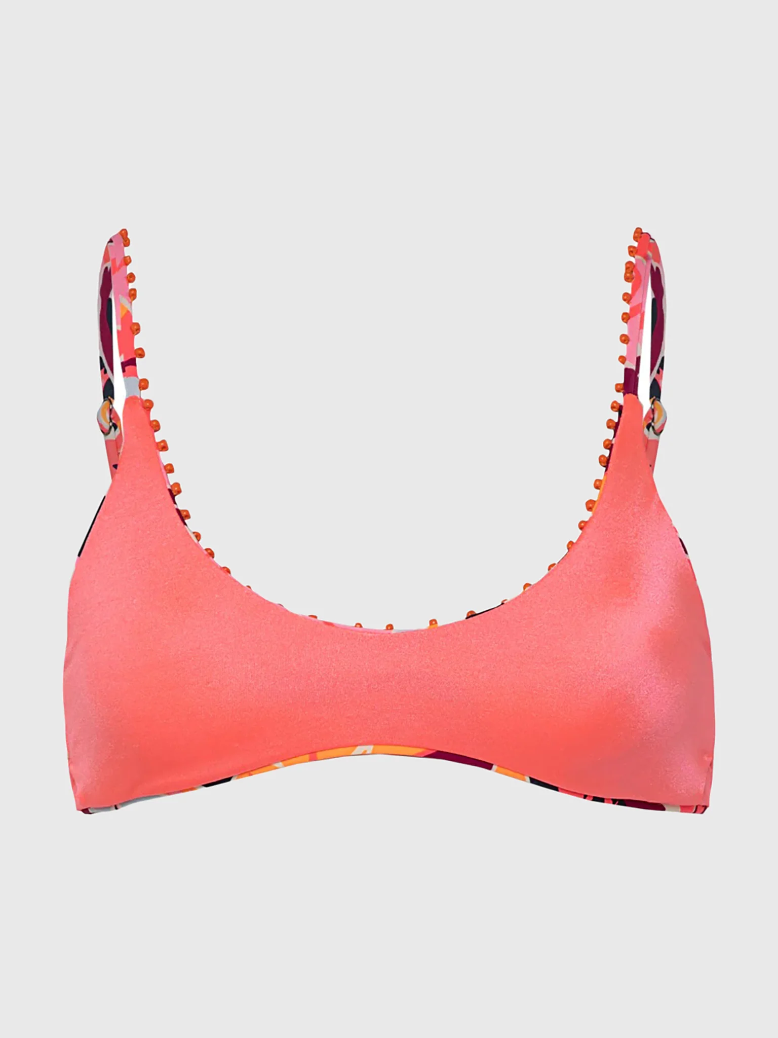 Maaji Women's Coral Leafy Liberties Bralette Bikini Top - Image 3