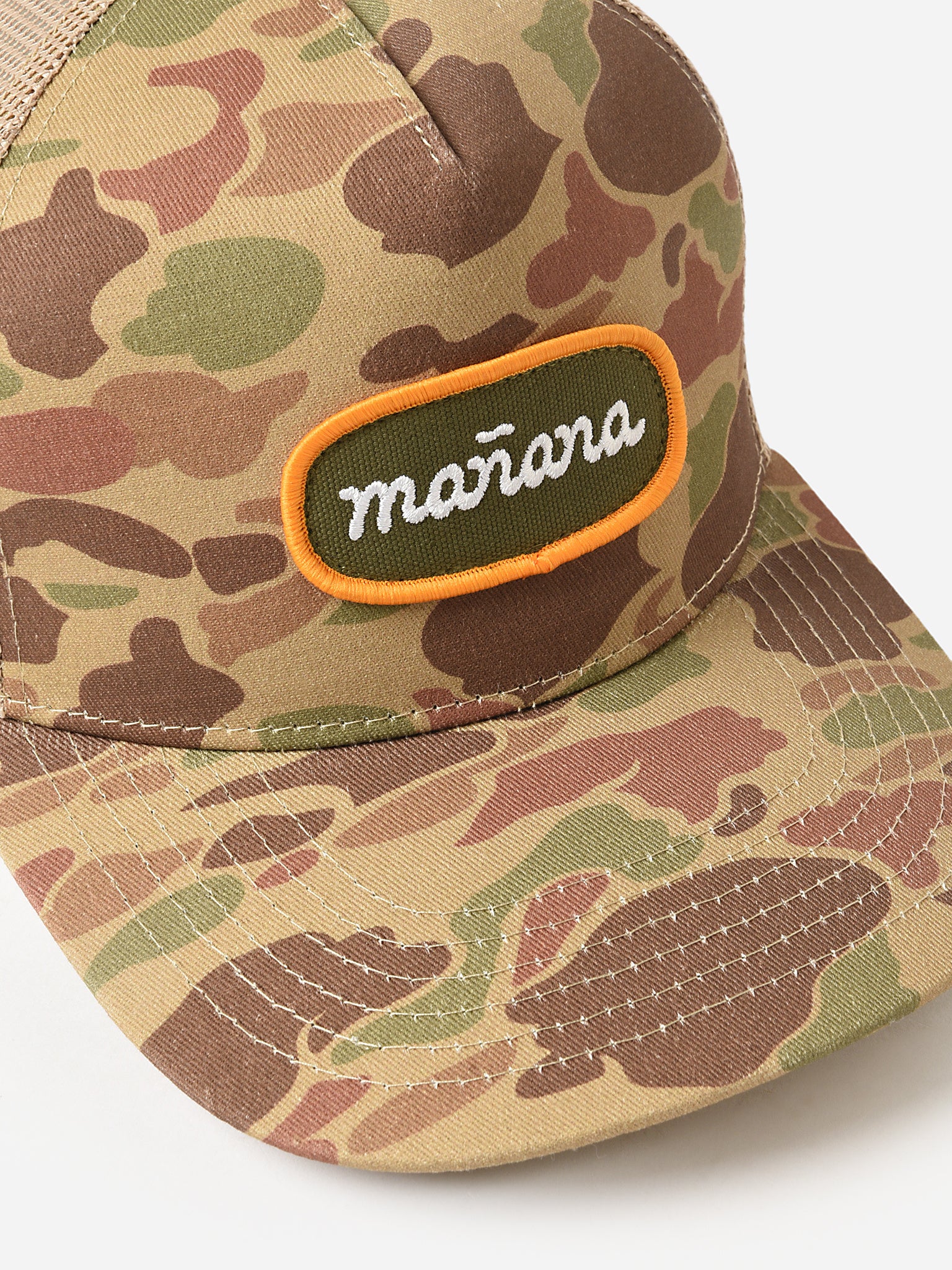 Mañana Men's Camo Trucker Hat - Image 3